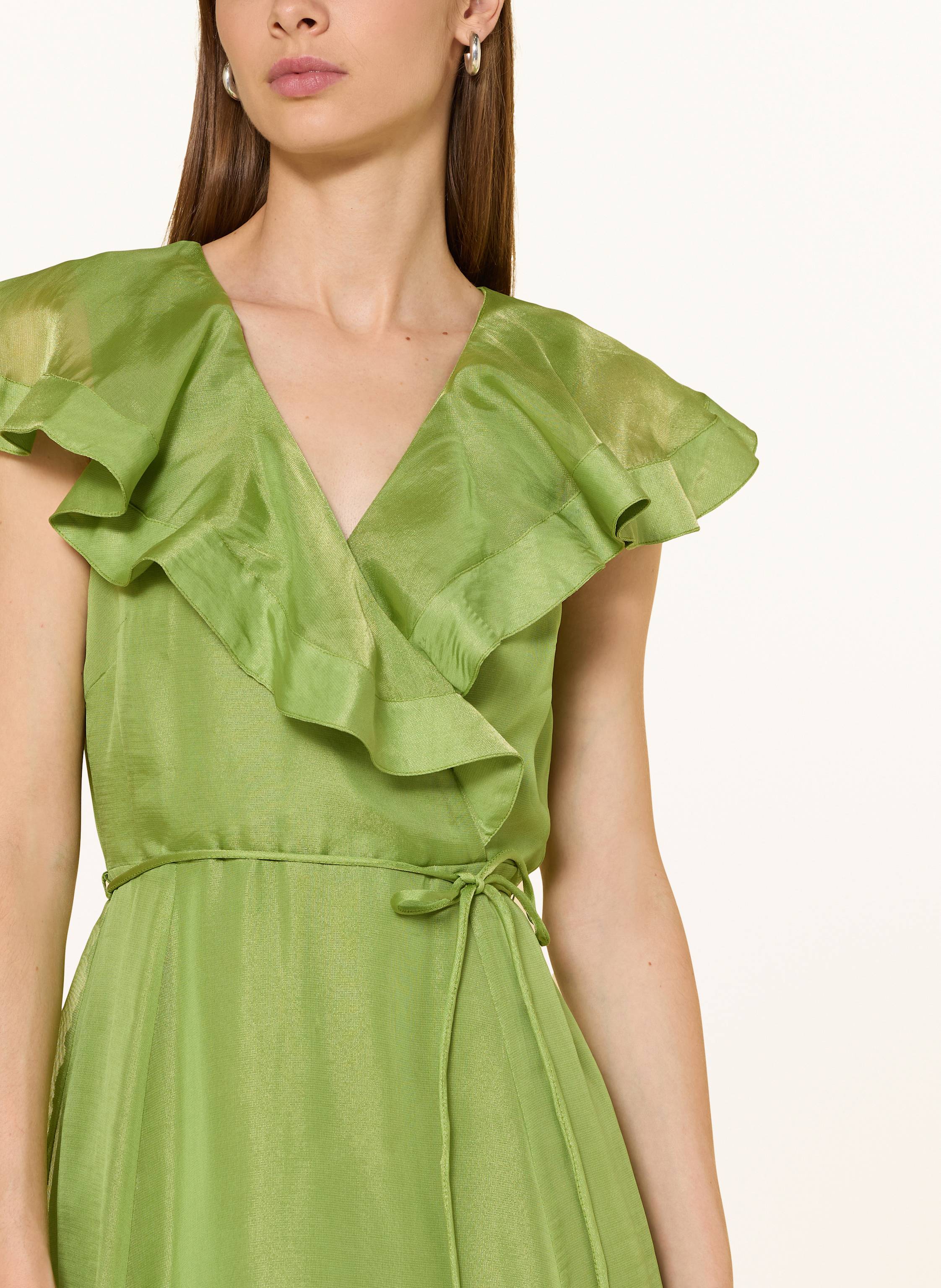 Thumbnail - Phase Eight Kleid Annette Mit Volants gruen