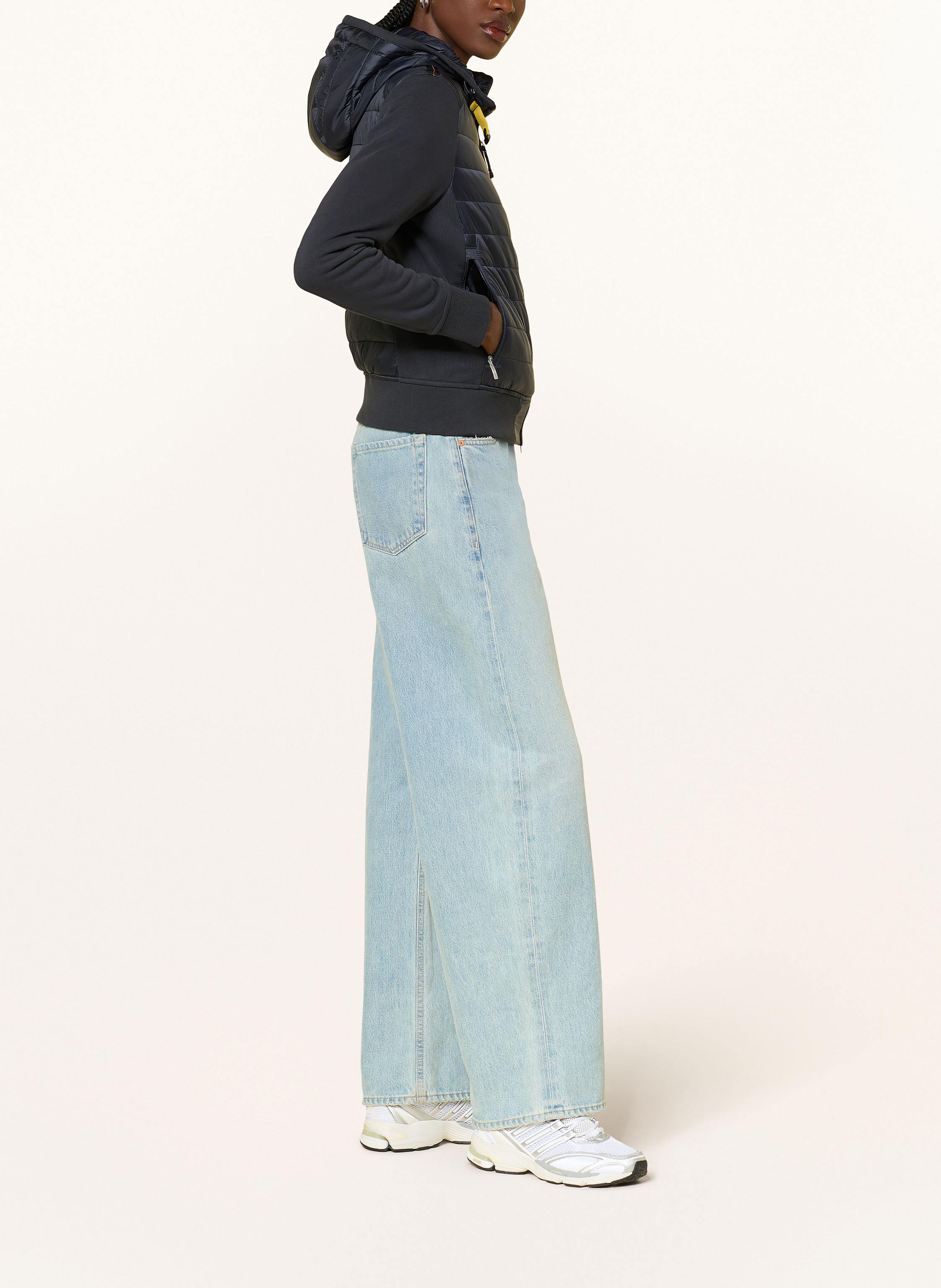 Thumbnail - Parajumpers Steppjacke Caelie Im Materialmix blau