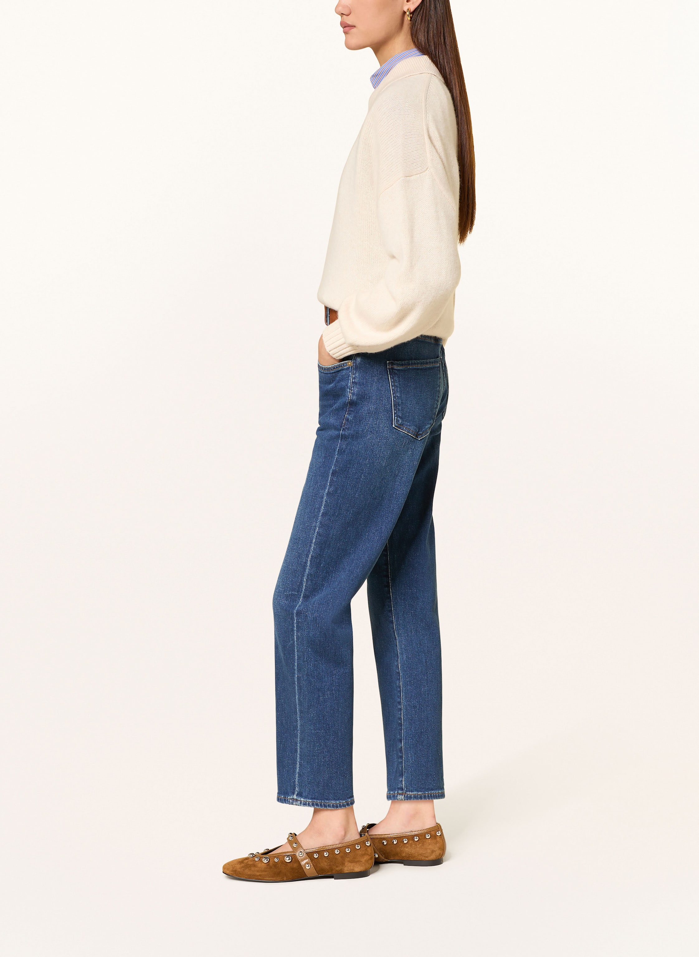 Thumbnail - Citizens Of Humanity Straight Jeans Delfina blau