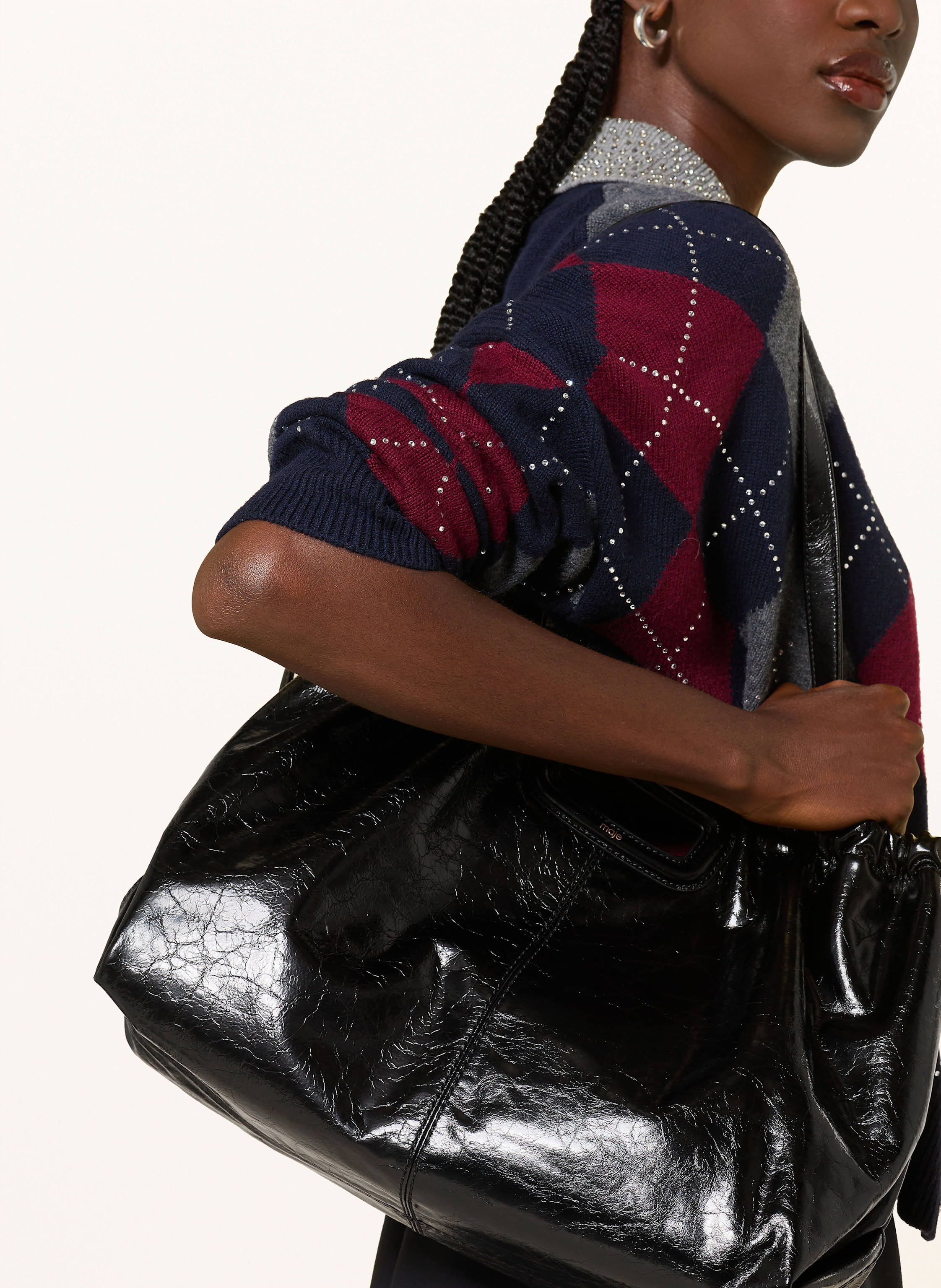 Thumbnail - Maje Shopper schwarz