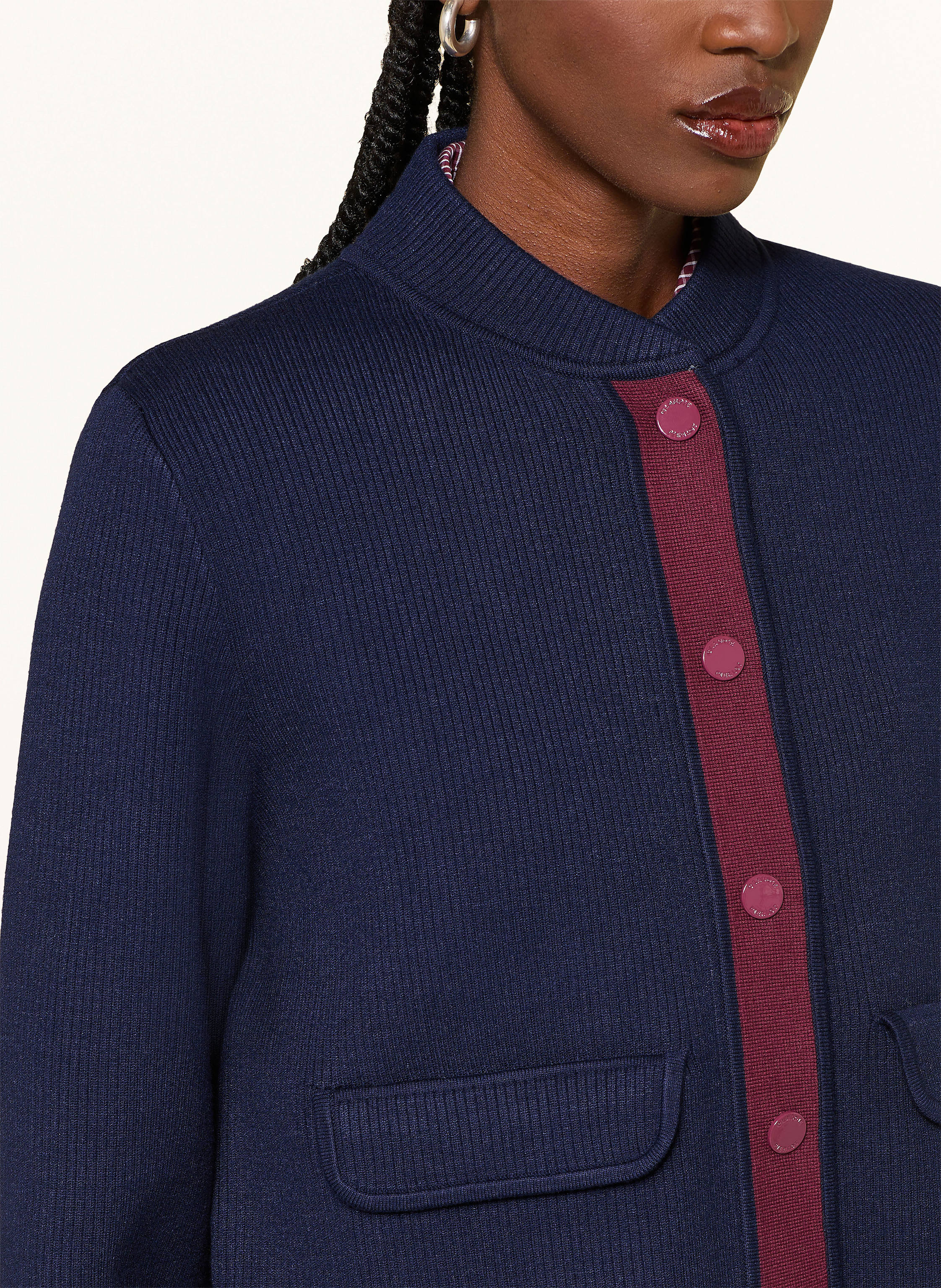 Thumbnail - Claudie Pierlot Strickjacke blau