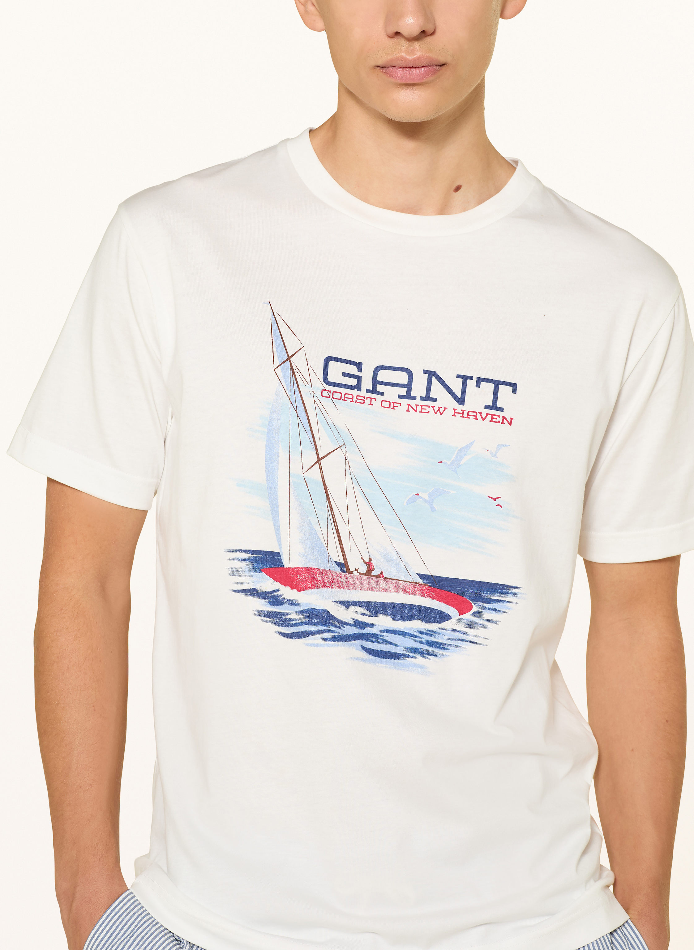 Thumbnail - Gant T-Shirt weiss