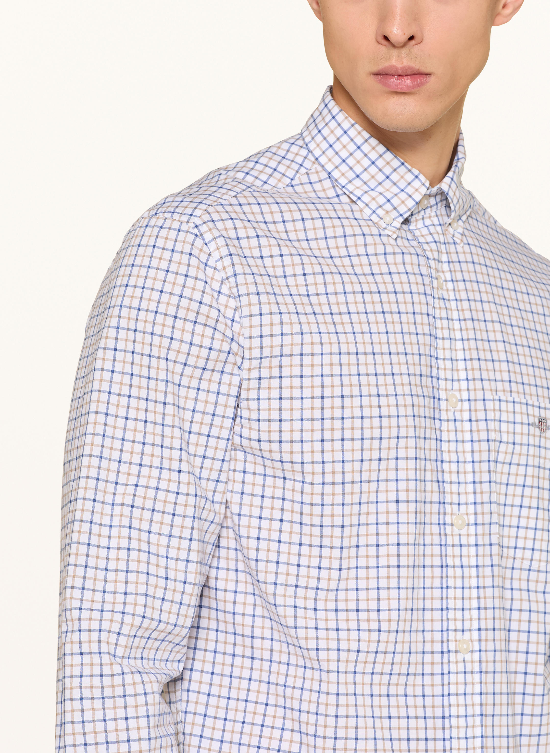 Thumbnail - Gant Hemd Regular Fit grau