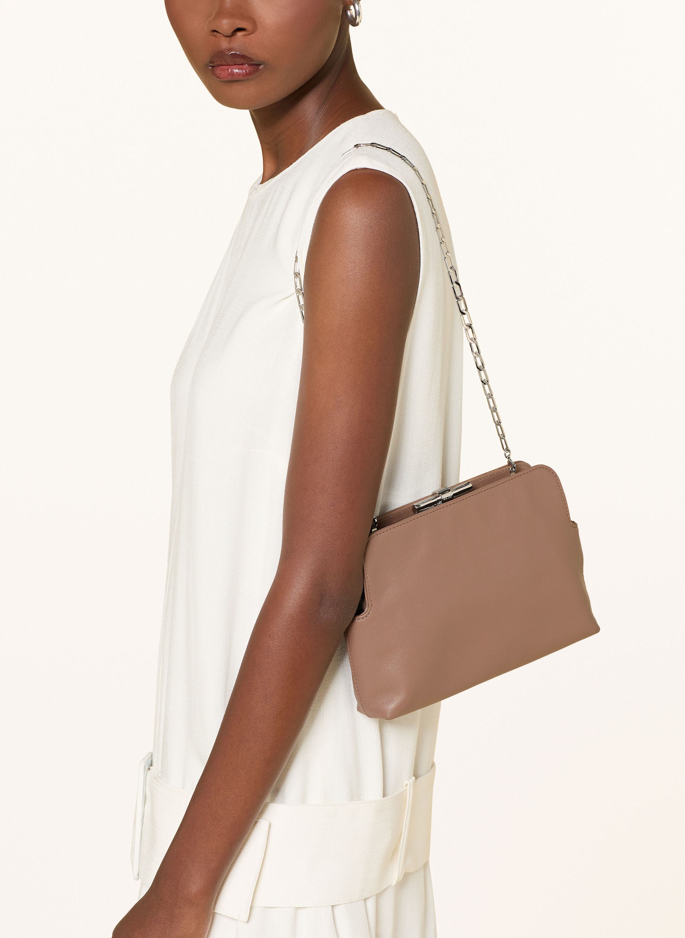 Thumbnail - Reiss Clutch Bethany beige