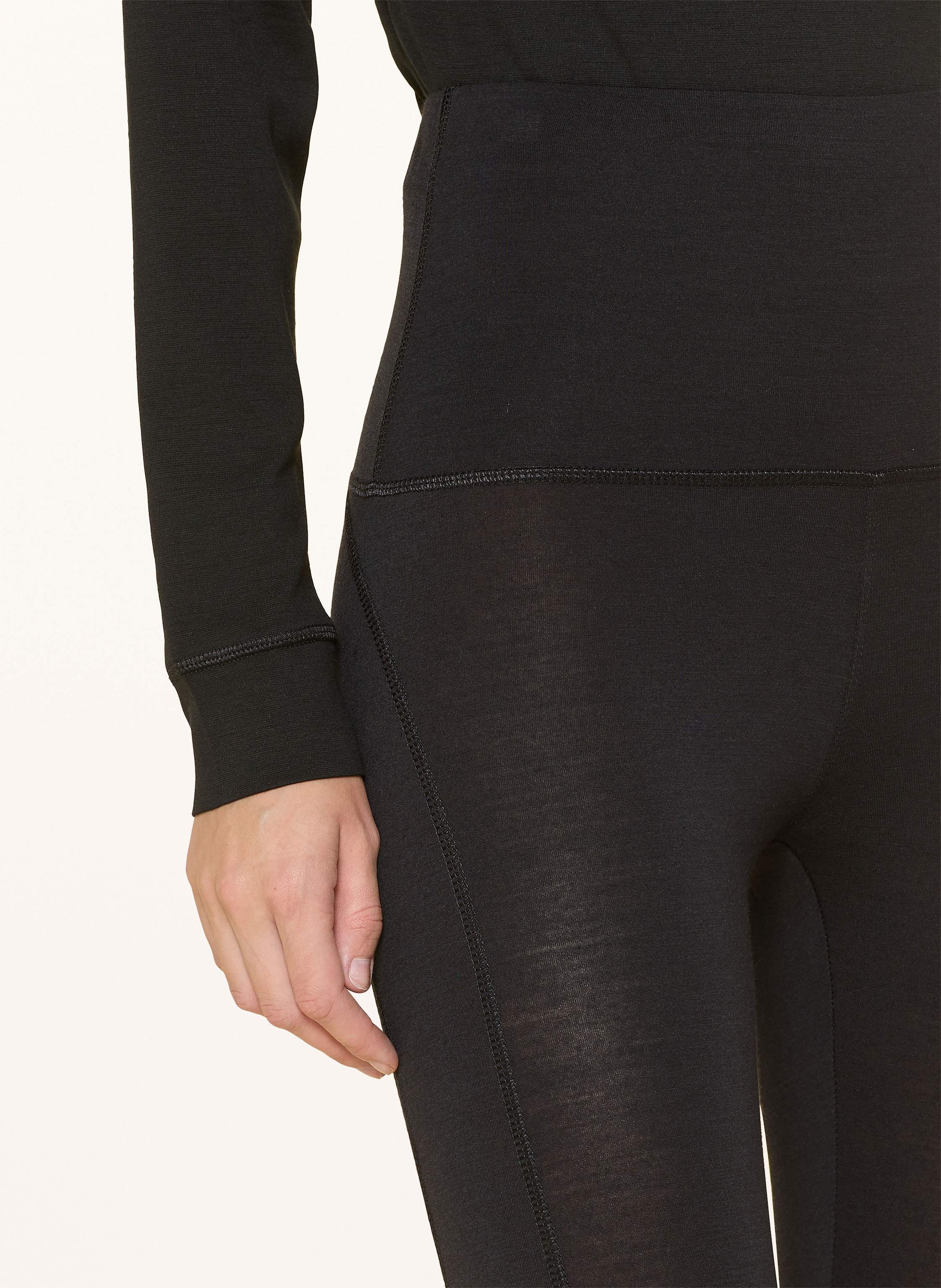 Thumbnail - Super.Natural Funktionswäsche-Hose tundra175 Comfy Mit Verkürzter Beinlänge schwarz