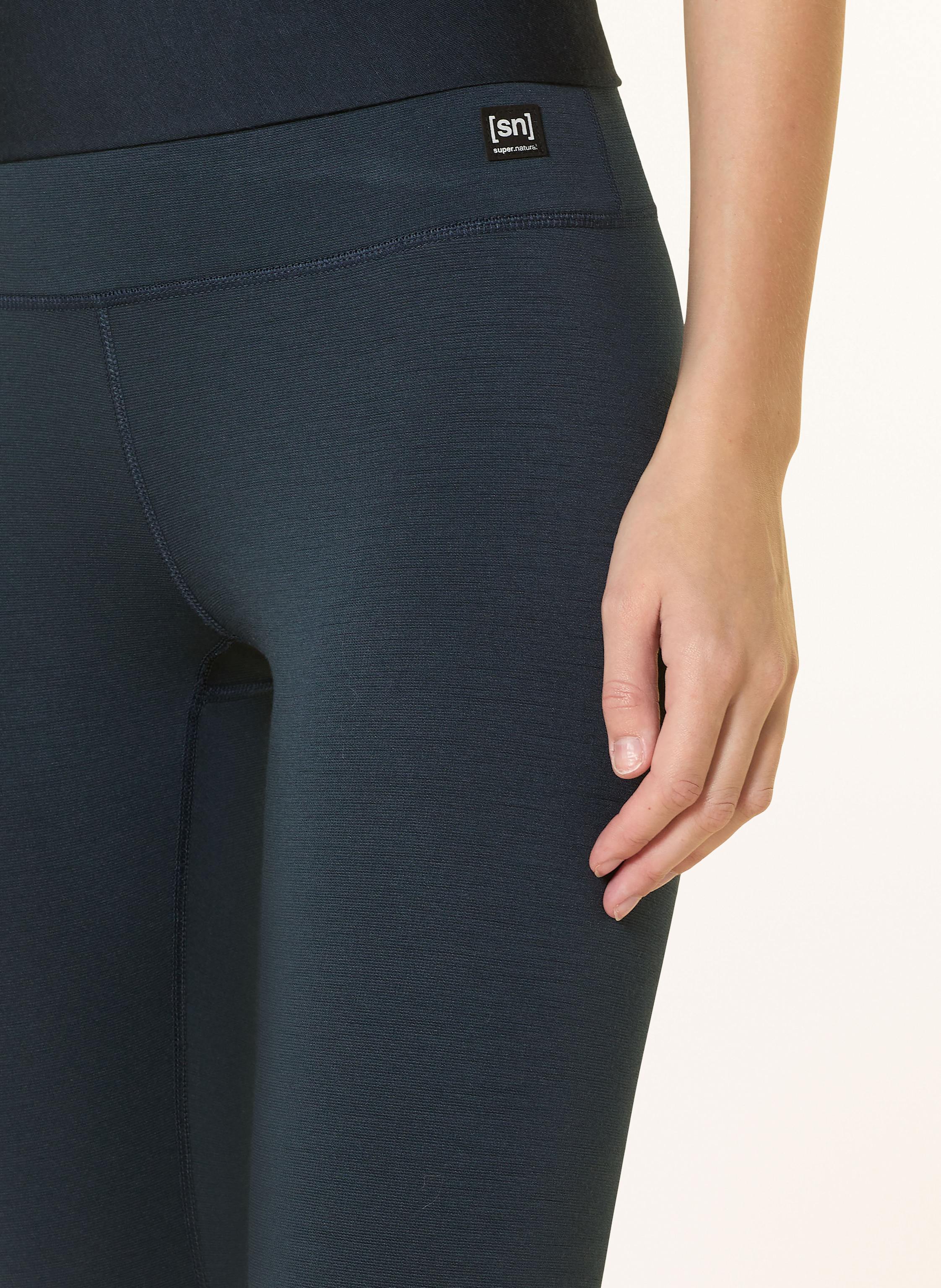 Thumbnail - Super.Natural Tights Super Tights Mit Merinowolle blau