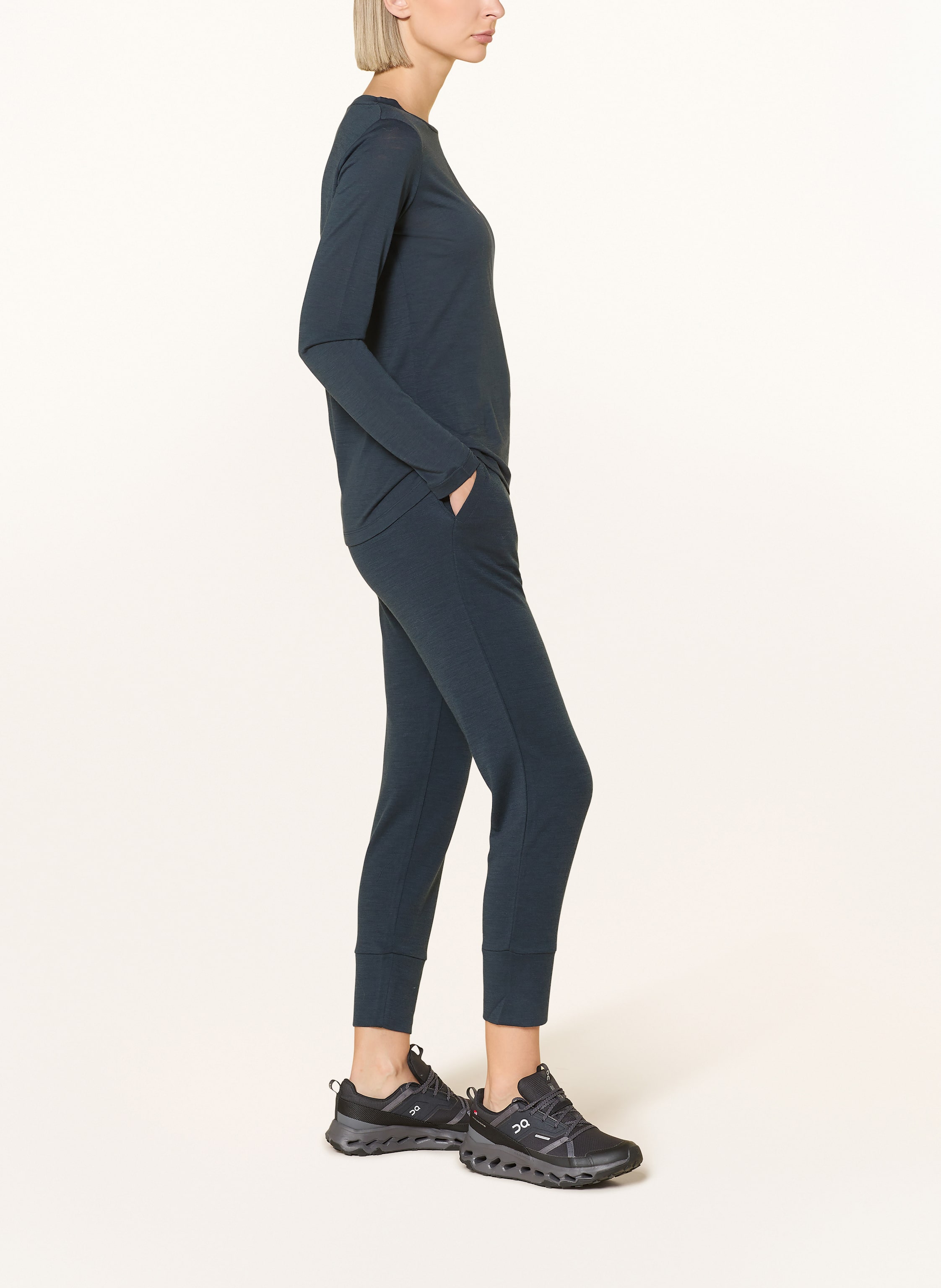 Thumbnail - Super.Natural Sweatpants Bio Mit Merinowolle blau