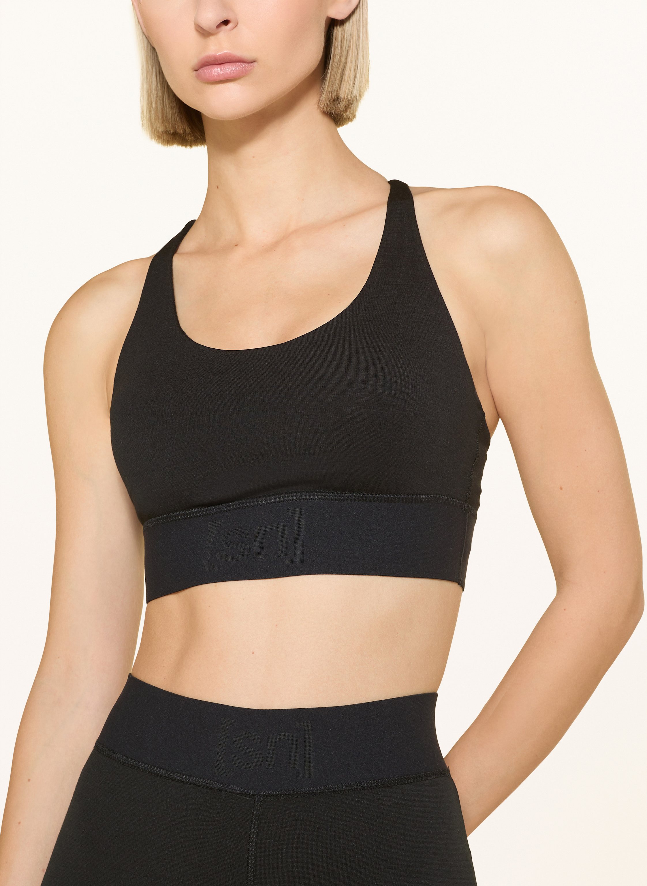 Thumbnail - Super.Natural Sport-Bh Lux Super Mit Merinowolle schwarz