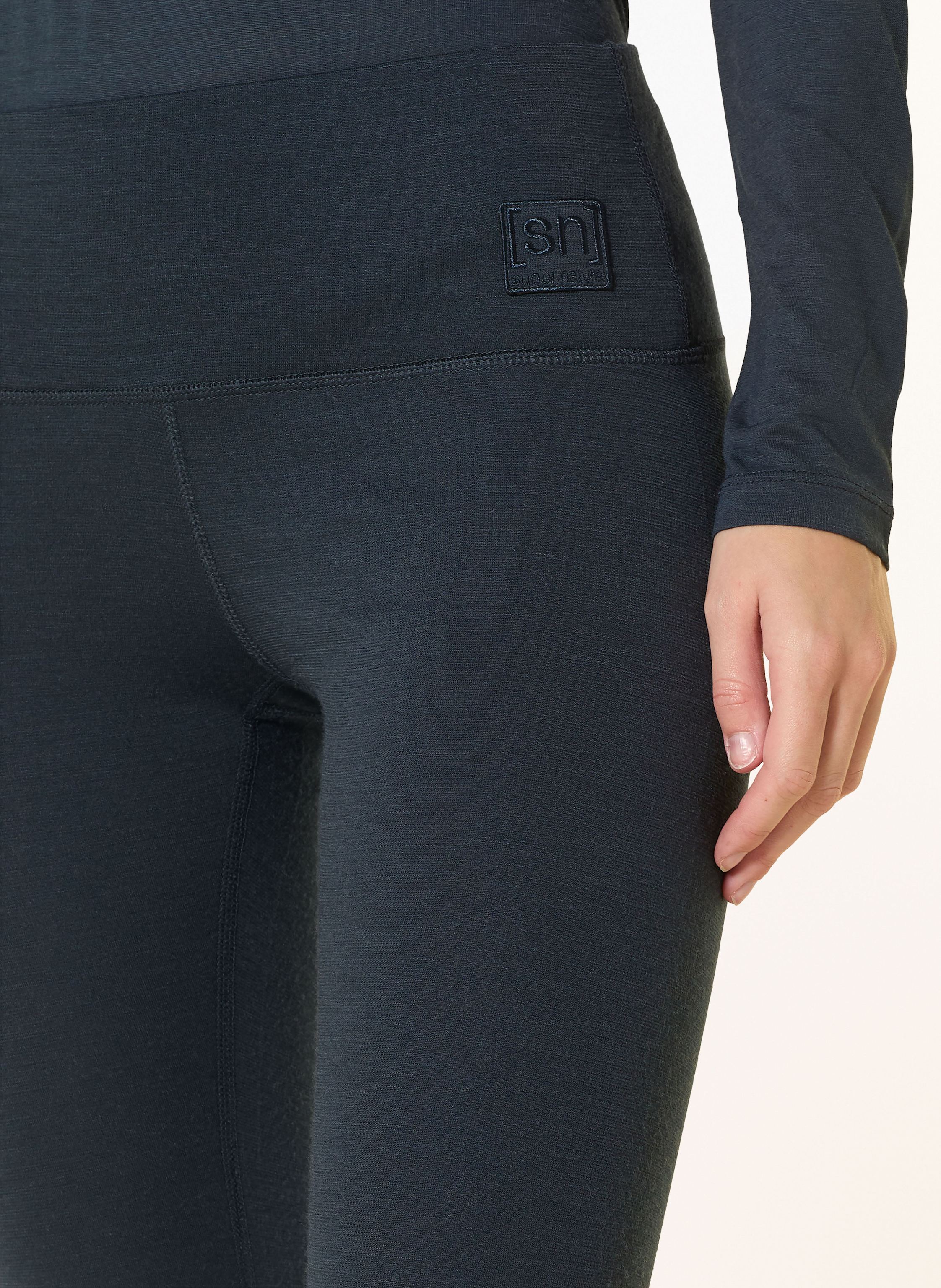 Thumbnail - Super.Natural Leggings Super Bio Mit Merinowolle blau