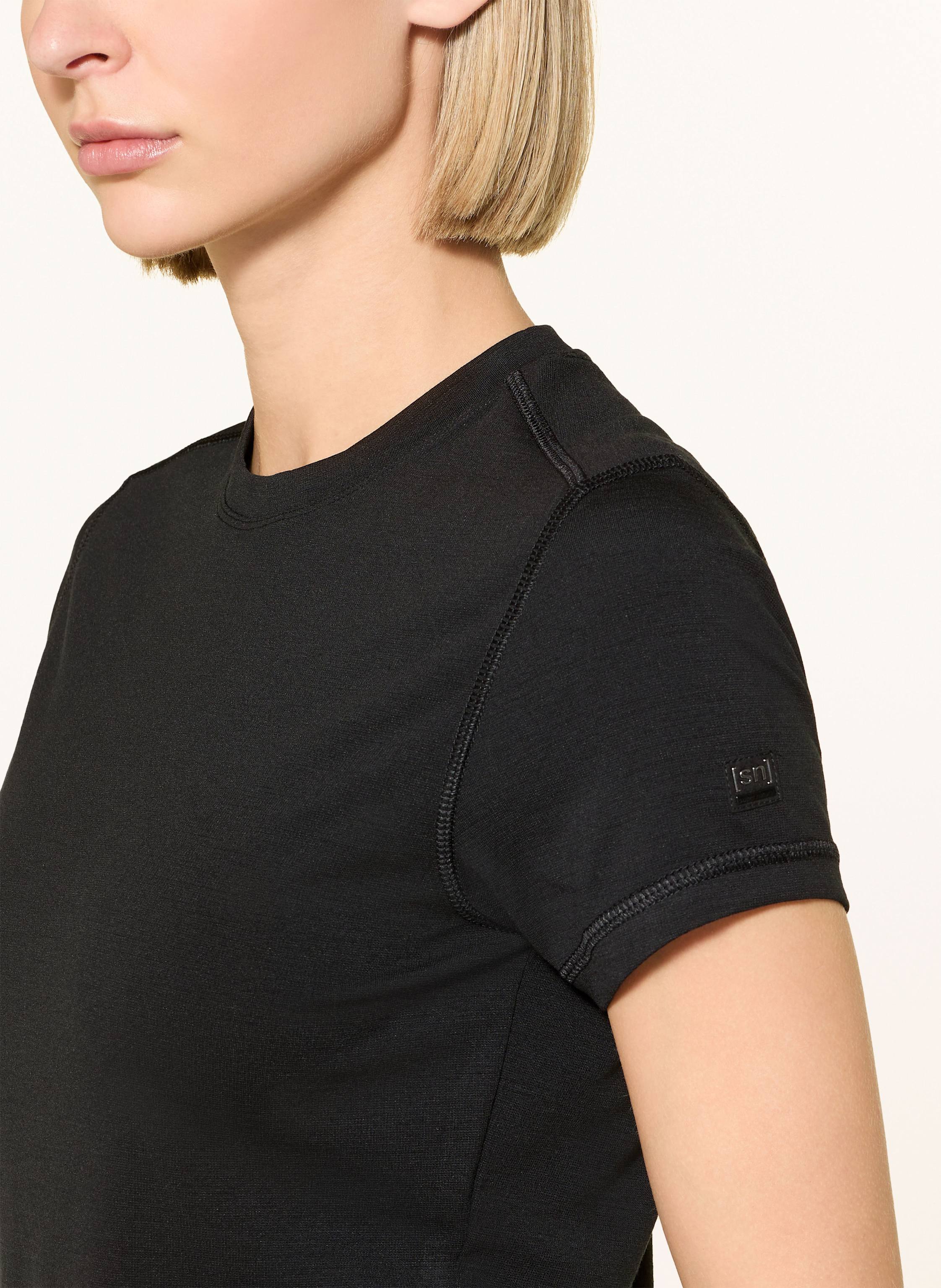 Thumbnail - Super.Natural Funktionswäsche-Shirt Lux Mit Merinowolle schwarz