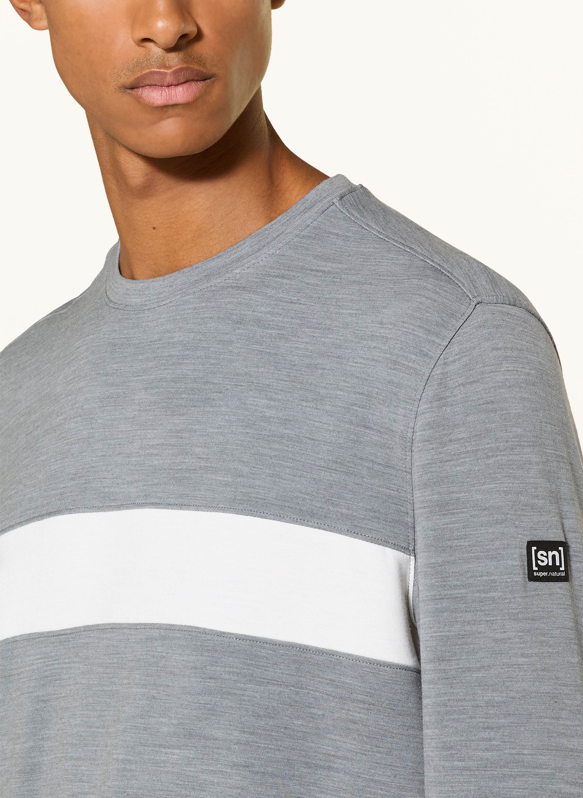 Thumbnail - Super.Natural Funktionsshirt Montana Brush Ls grau