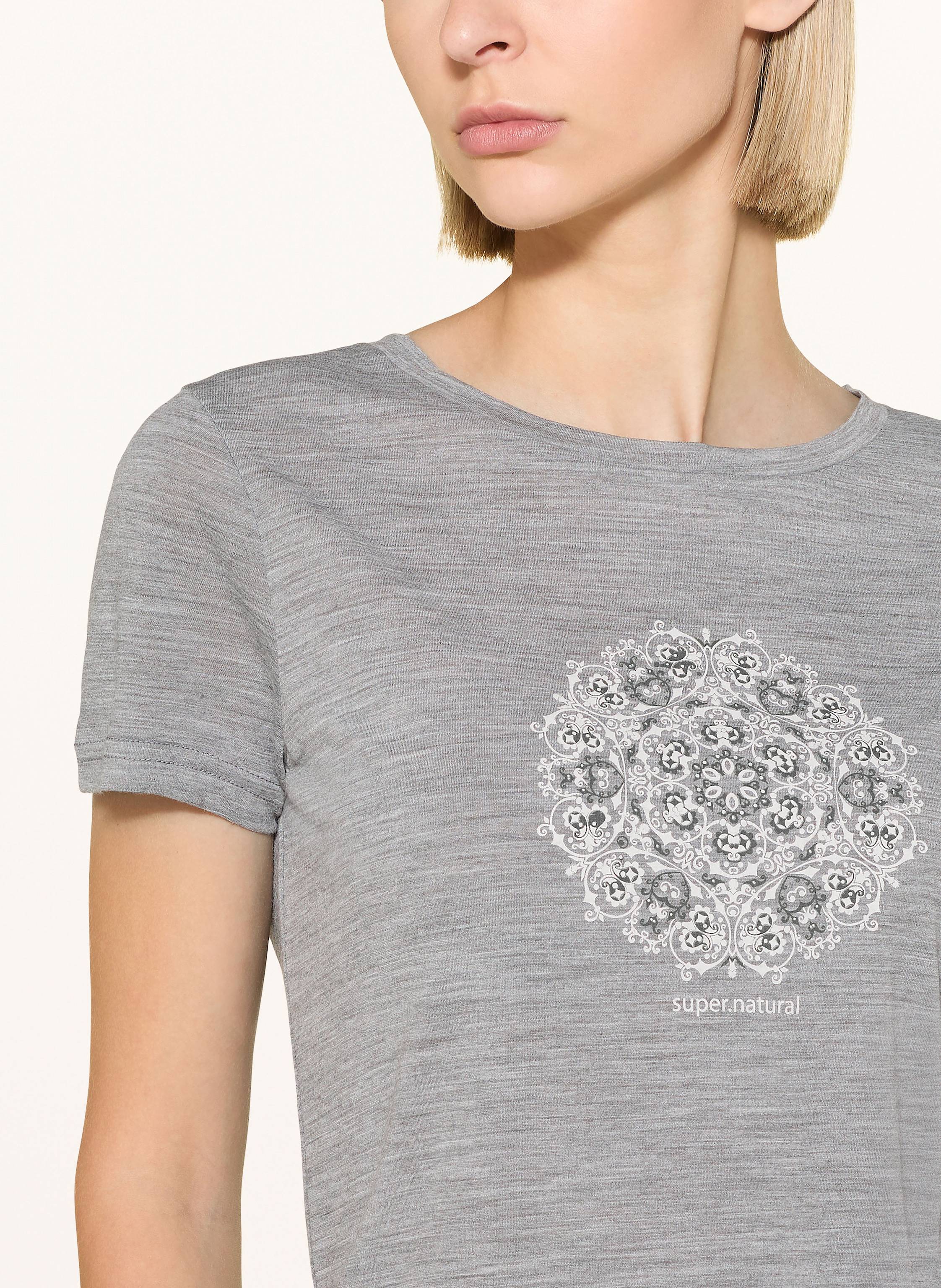 Thumbnail - Super.Natural T-Shirt Ornament grau