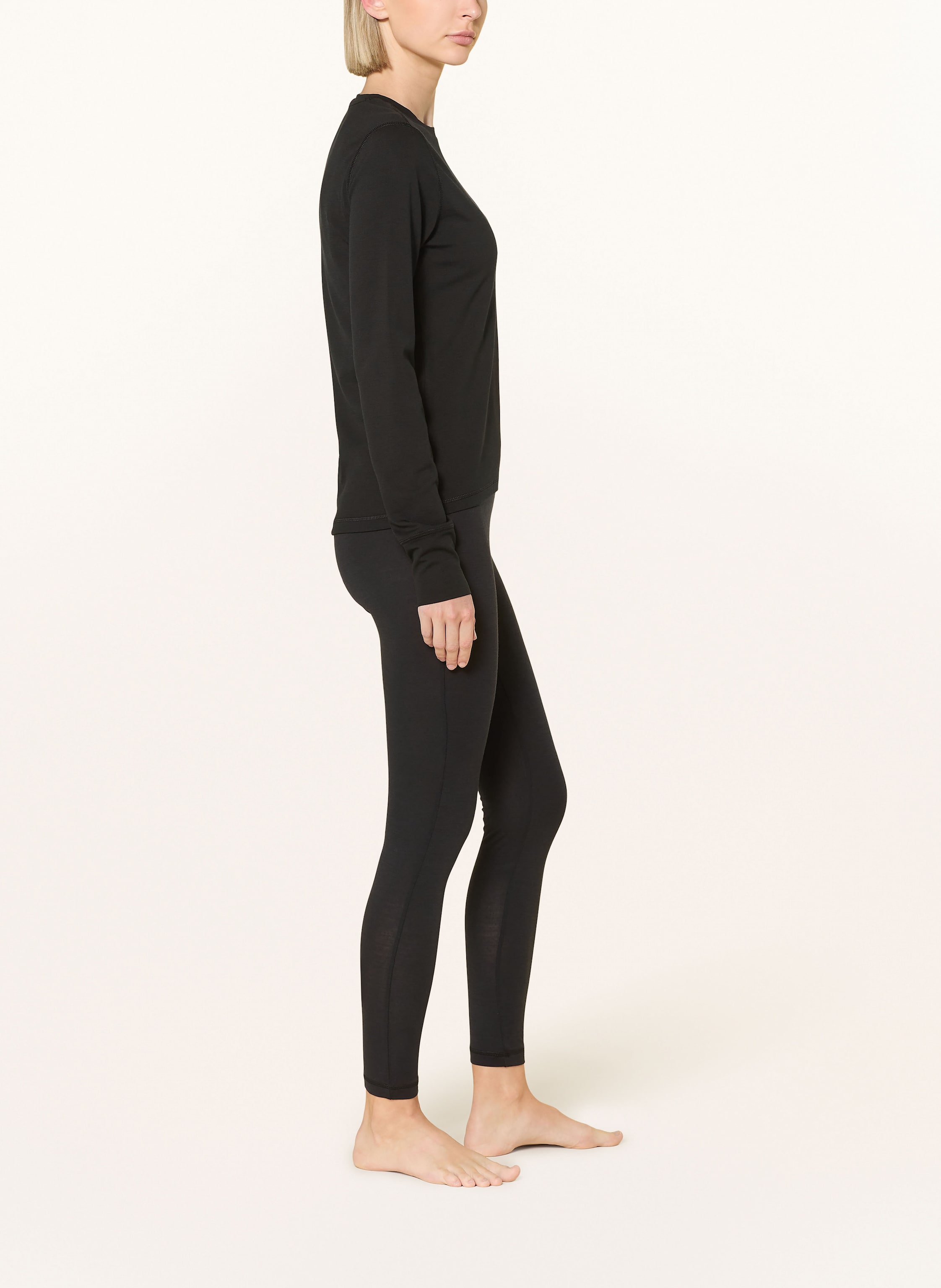 Thumbnail - Super.Natural Funktionswäsche-Hose tundra175 Mit Merinowolle schwarz