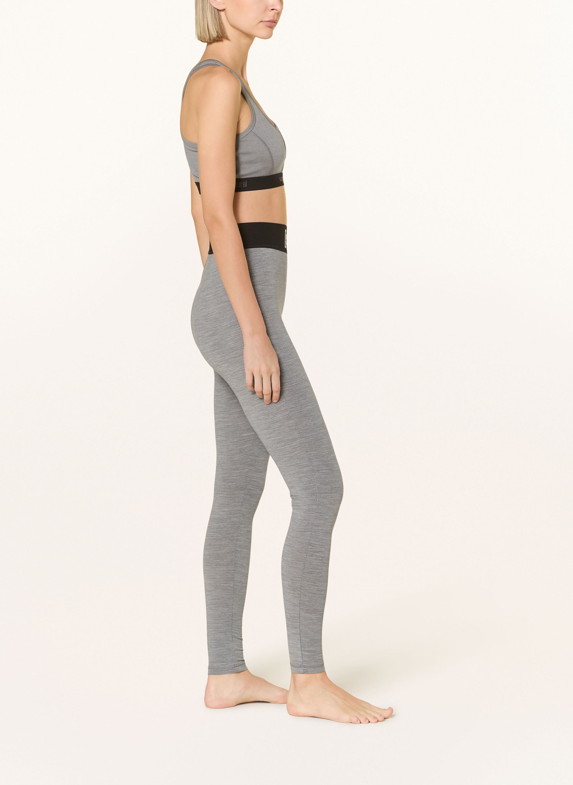 Thumbnail - Super.Natural Funktionswäsche-Hose tundra175 Mit Merinowolle grau