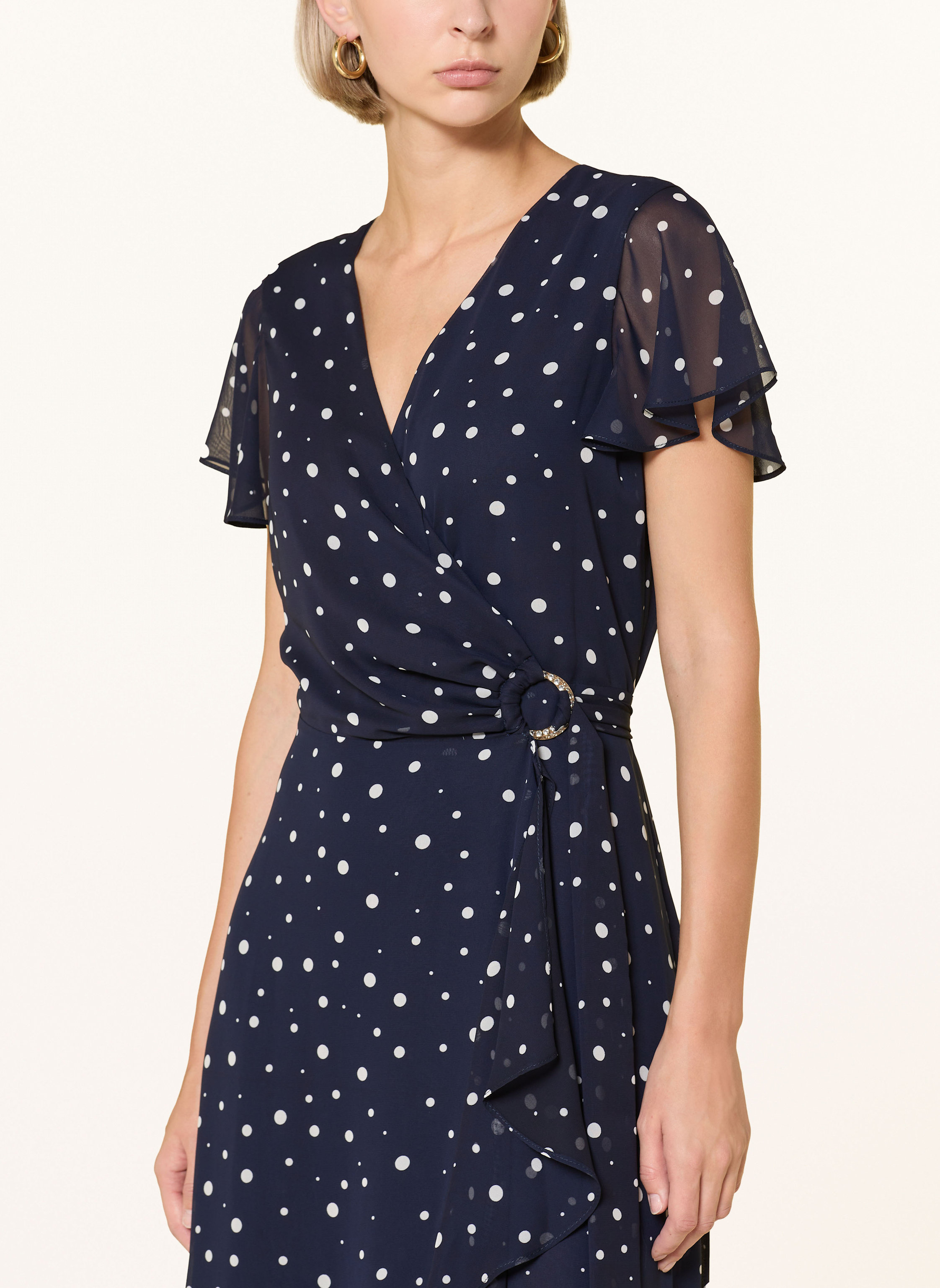 Thumbnail - Joseph Ribkoff Signature Wickelkleid blau