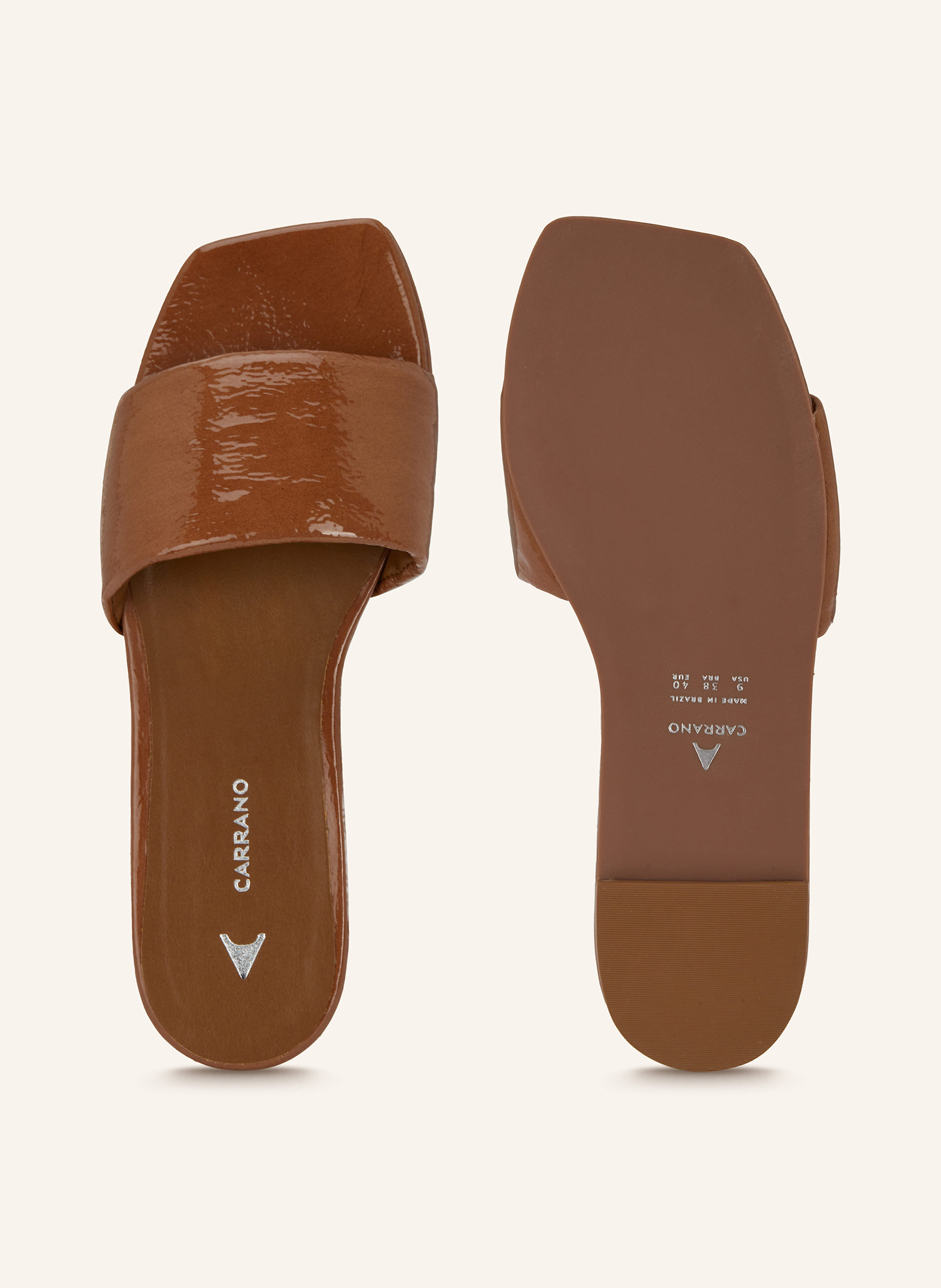 Thumbnail - Carrano Pantoletten braun