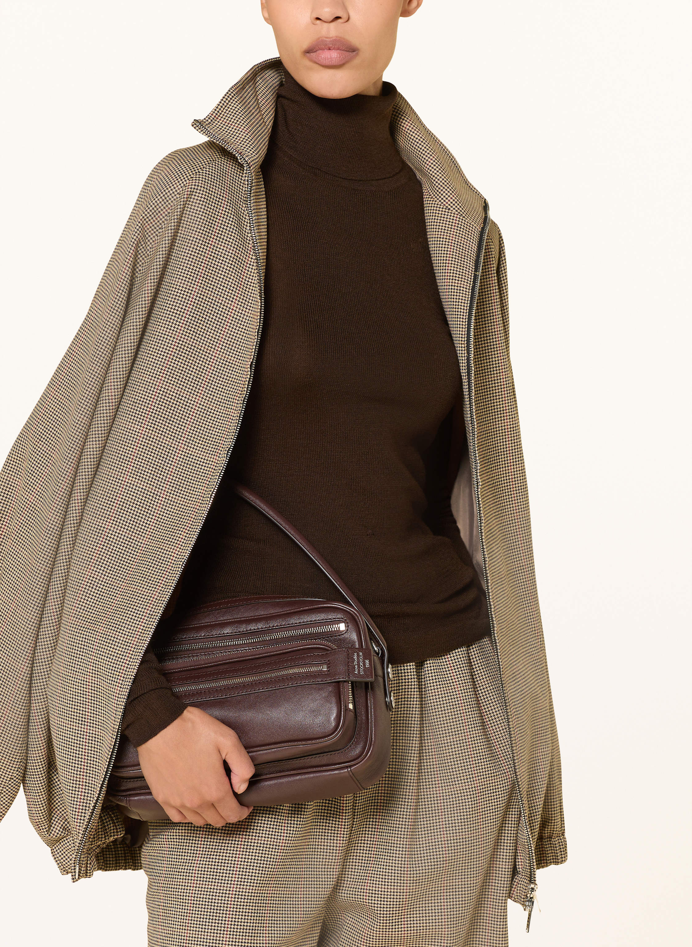 Thumbnail - The Frankie Shop Rollkragenpullover Utica braun