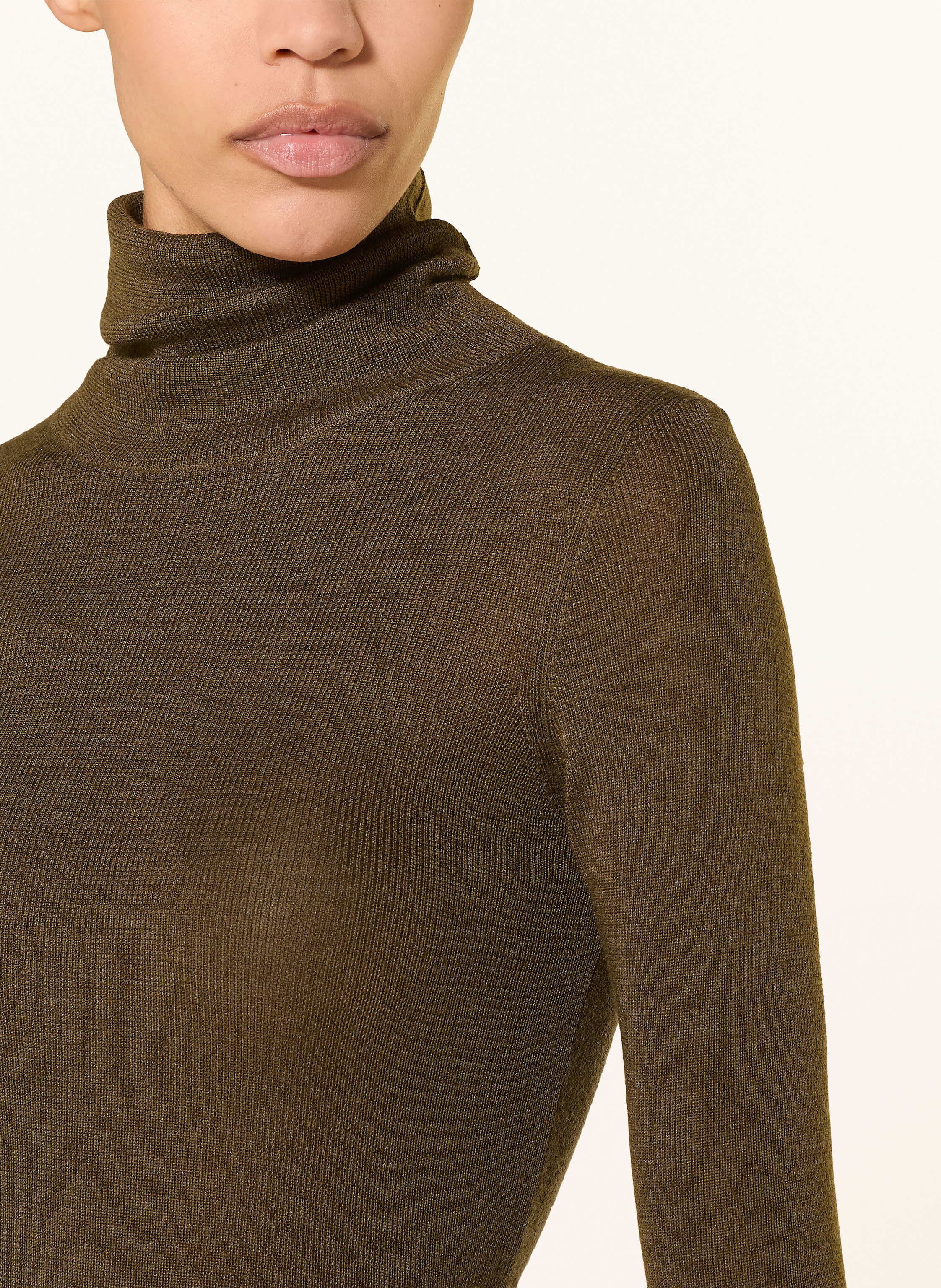 Thumbnail - The Frankie Shop Rollkragenpullover Utica gruen