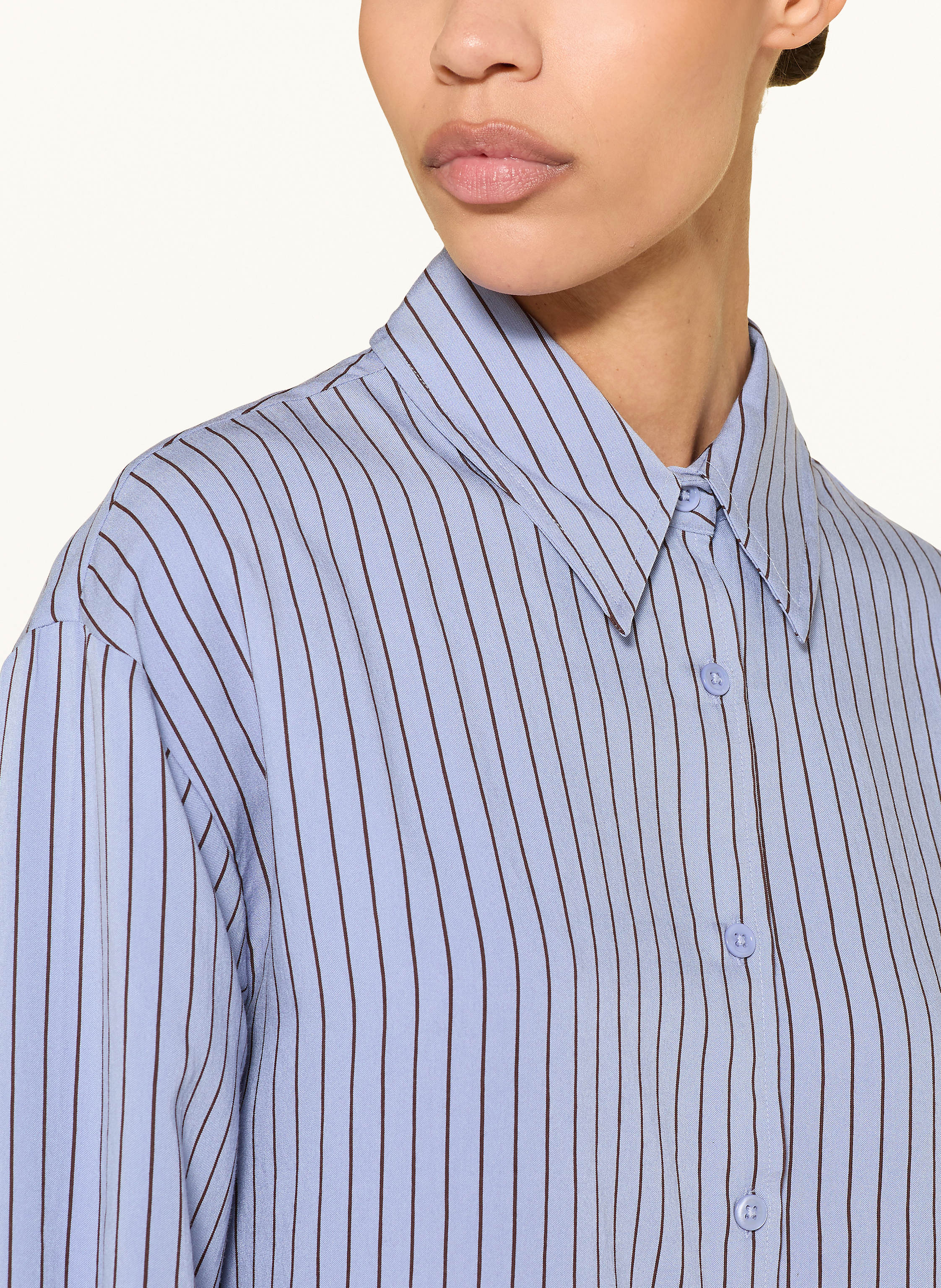 Thumbnail - The Frankie Shop Hemdbluse Peri blau