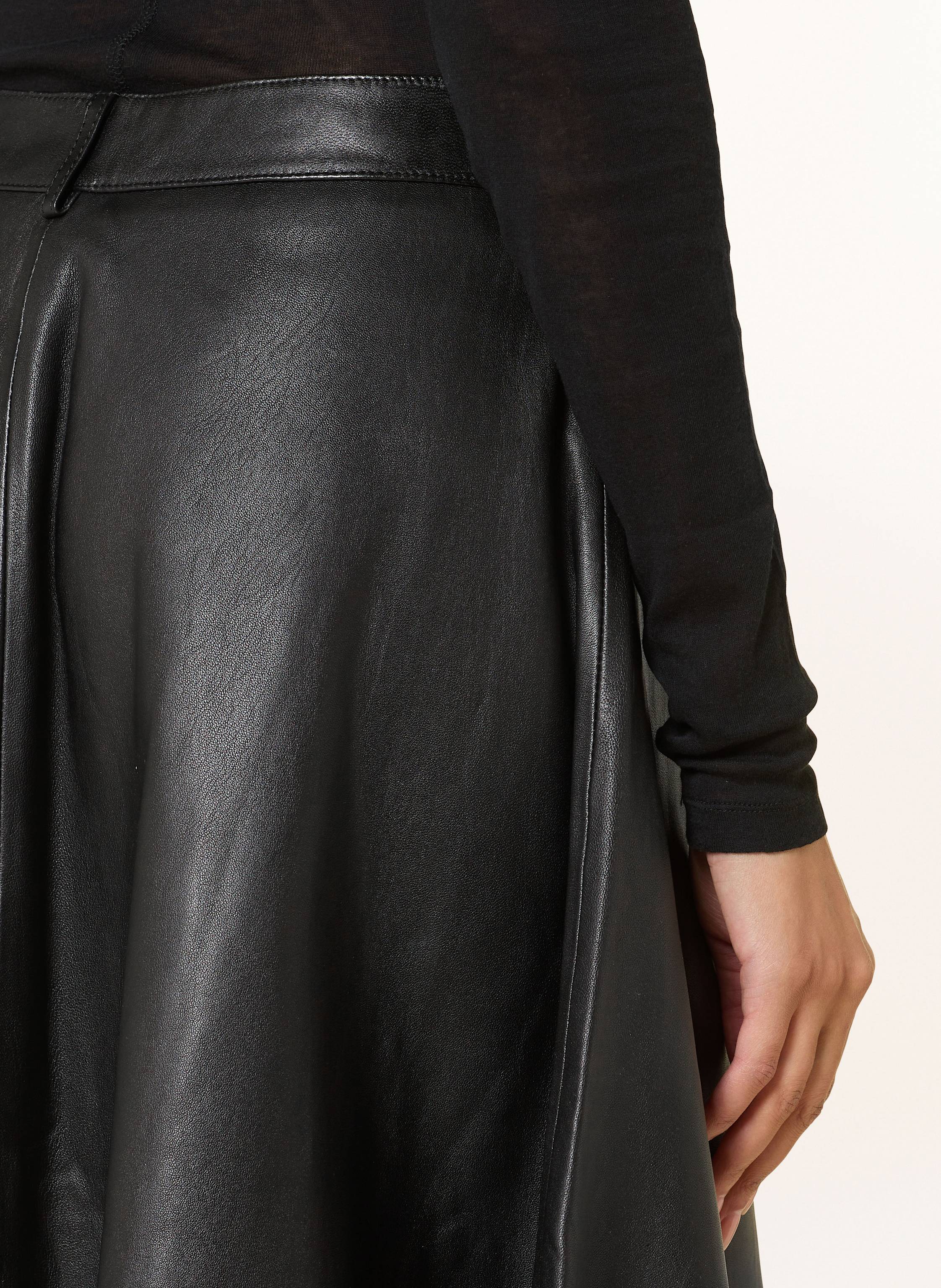 Thumbnail - The Frankie Shop Lederrock Savil schwarz