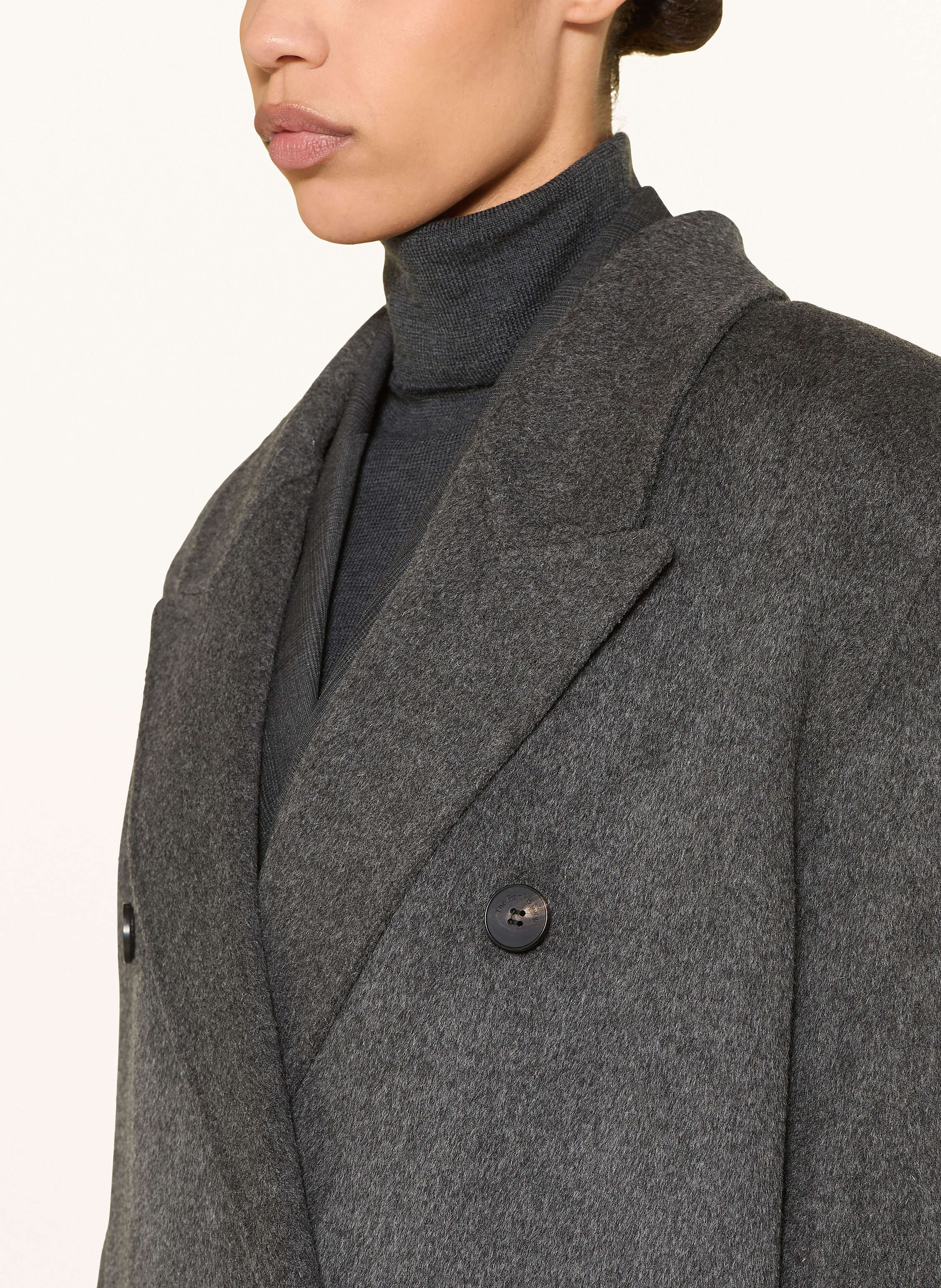 Thumbnail - The Frankie Shop Wollmantel Gaia grau