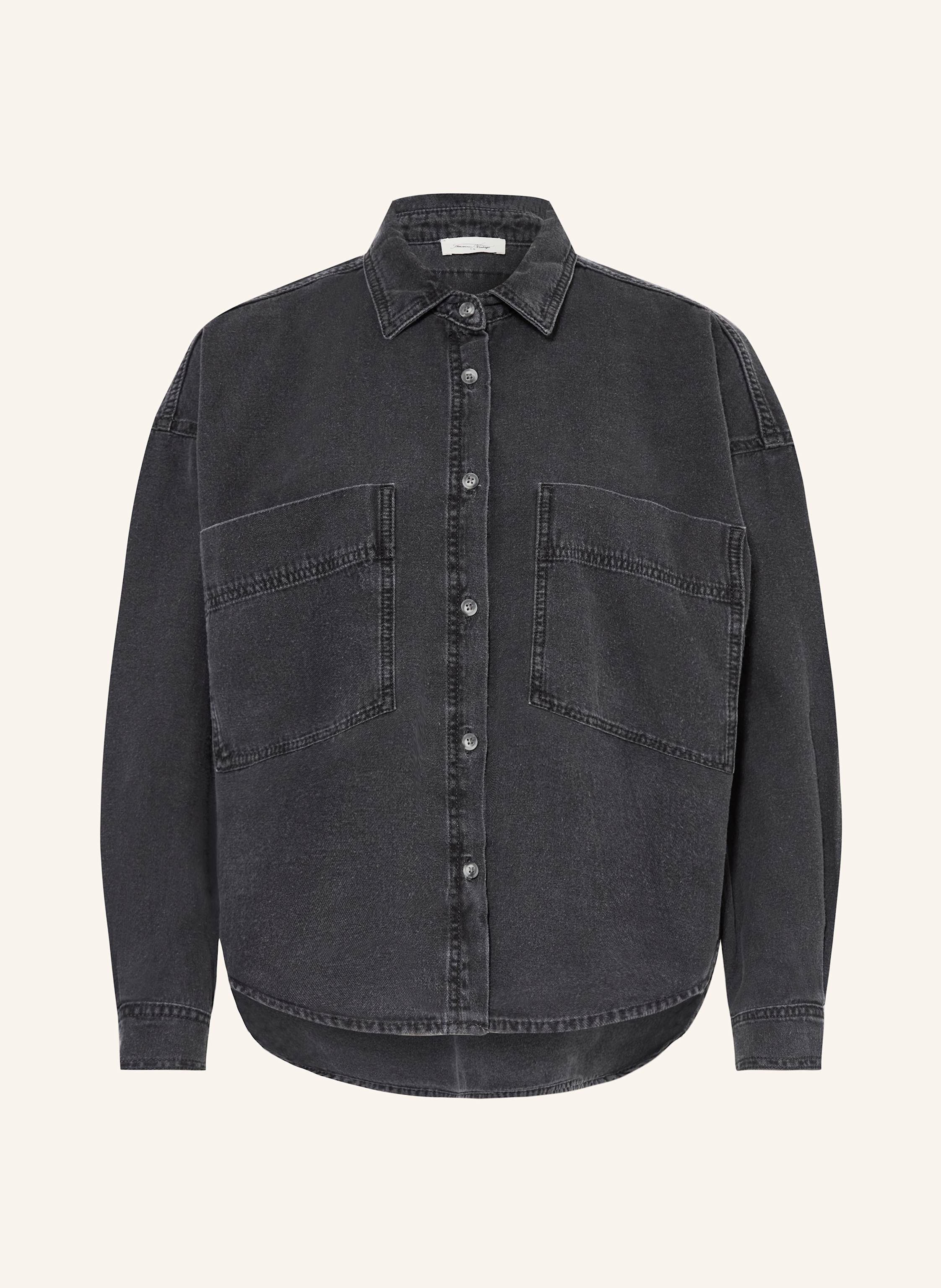 American Vintage Jazy Pull On Denim Pants in Black main image 0