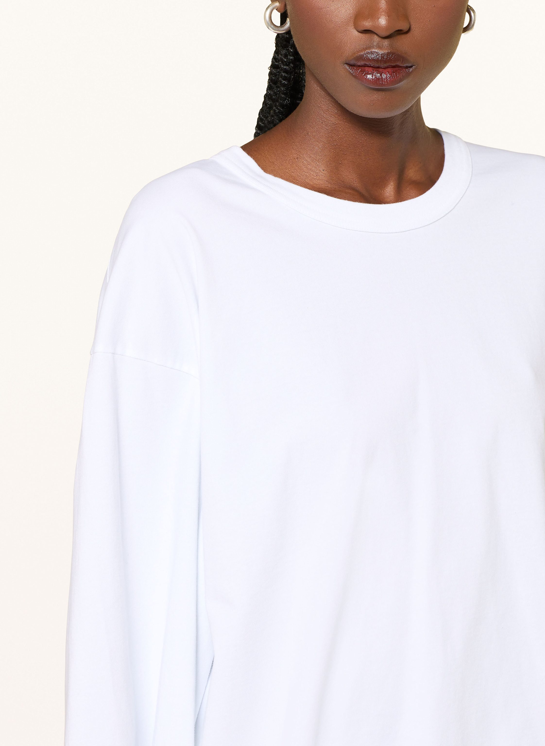 Thumbnail - American Vintage Oversized-Longsleeve Fizvalley weiss