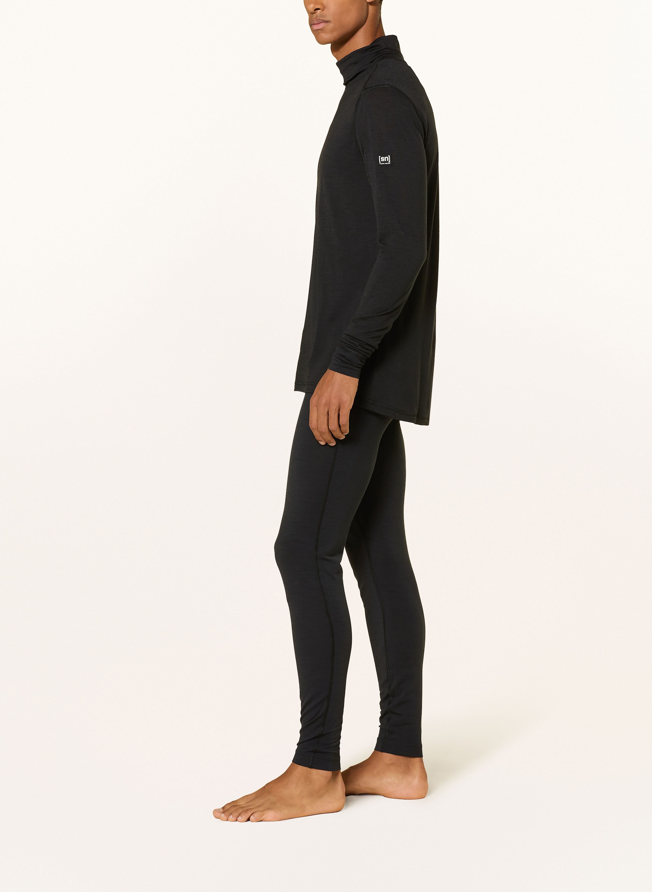 Thumbnail - Super.Natural Funktionswäsche-Hose tundra175 Mit Merinowolle schwarz