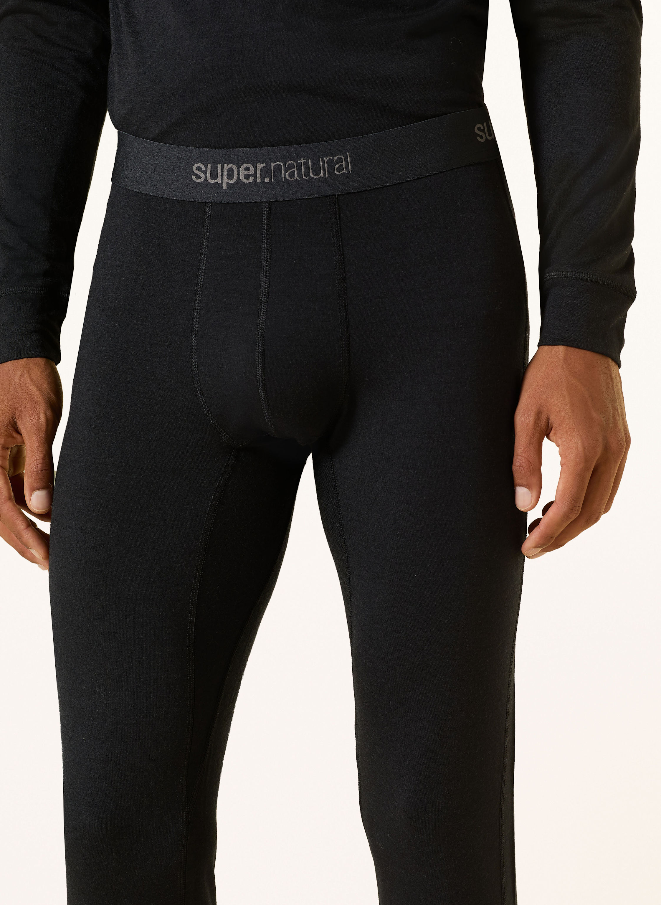 Thumbnail - Super.Natural Funktionswäsche-Hose arctic230 Mit Merinowolle schwarz