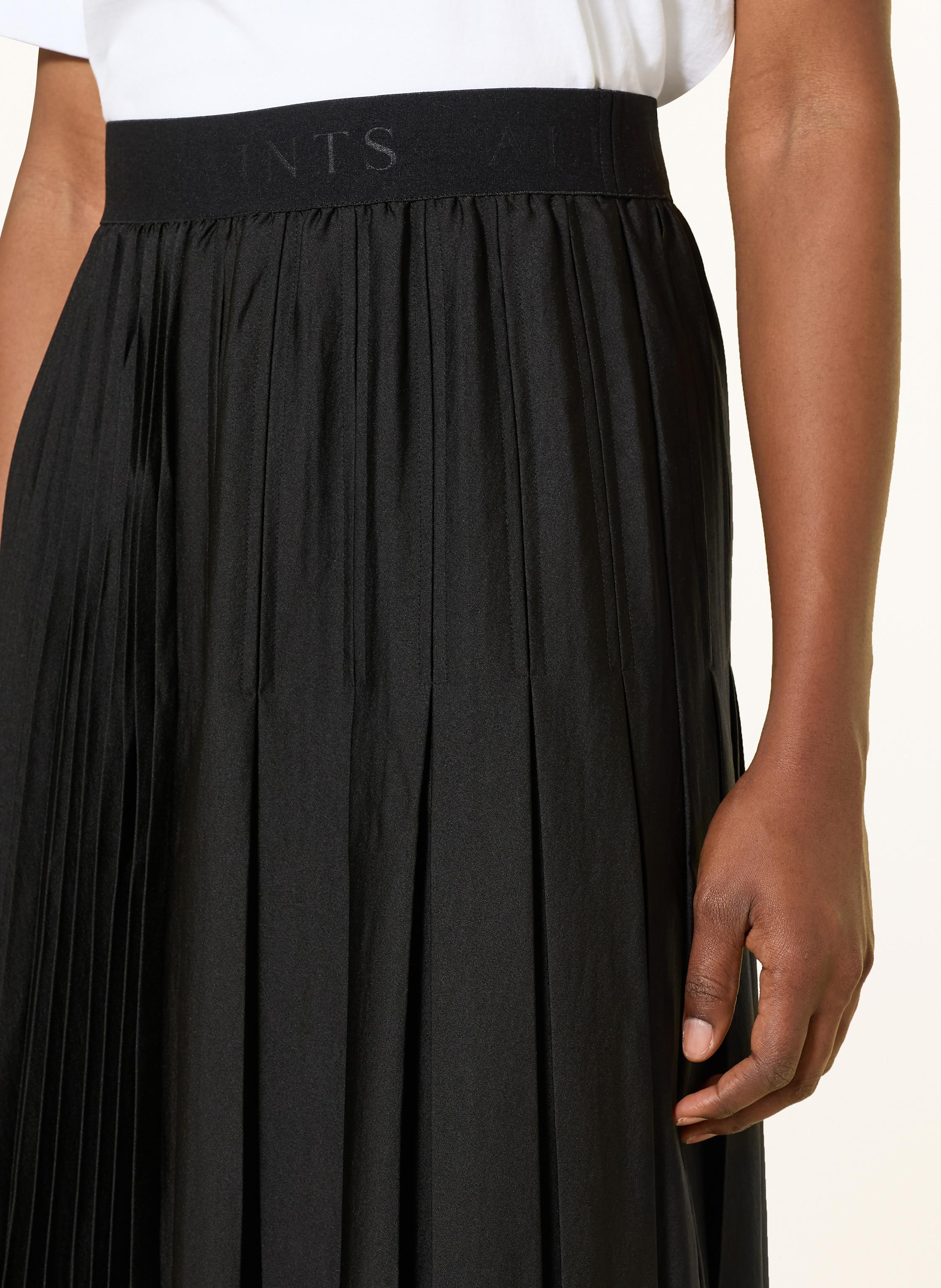 Thumbnail - Allsaints Plisseerock Jax schwarz