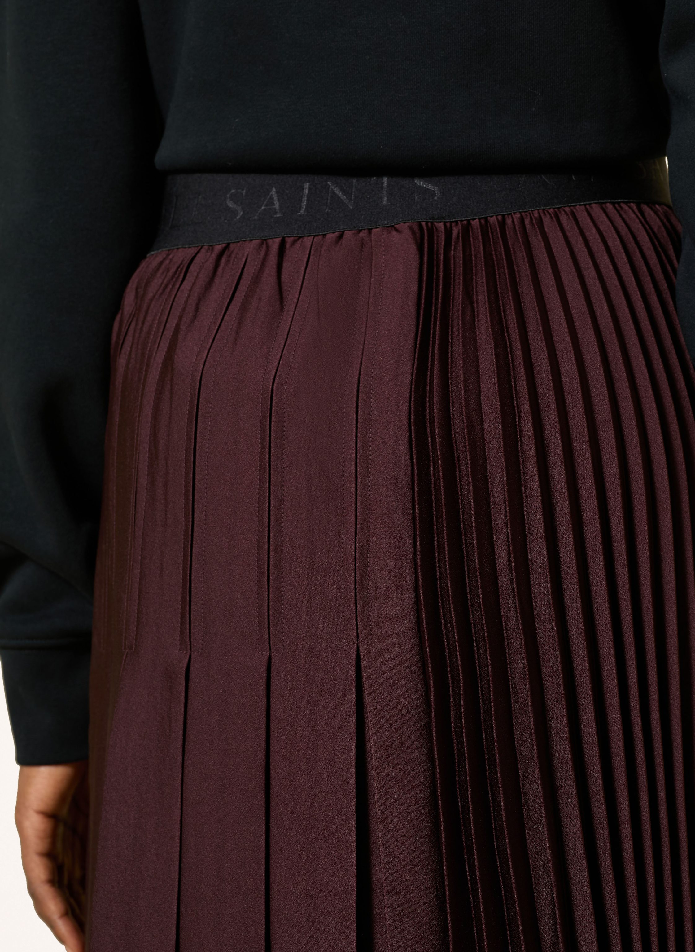 Thumbnail - Allsaints Plisseerock Jax rot