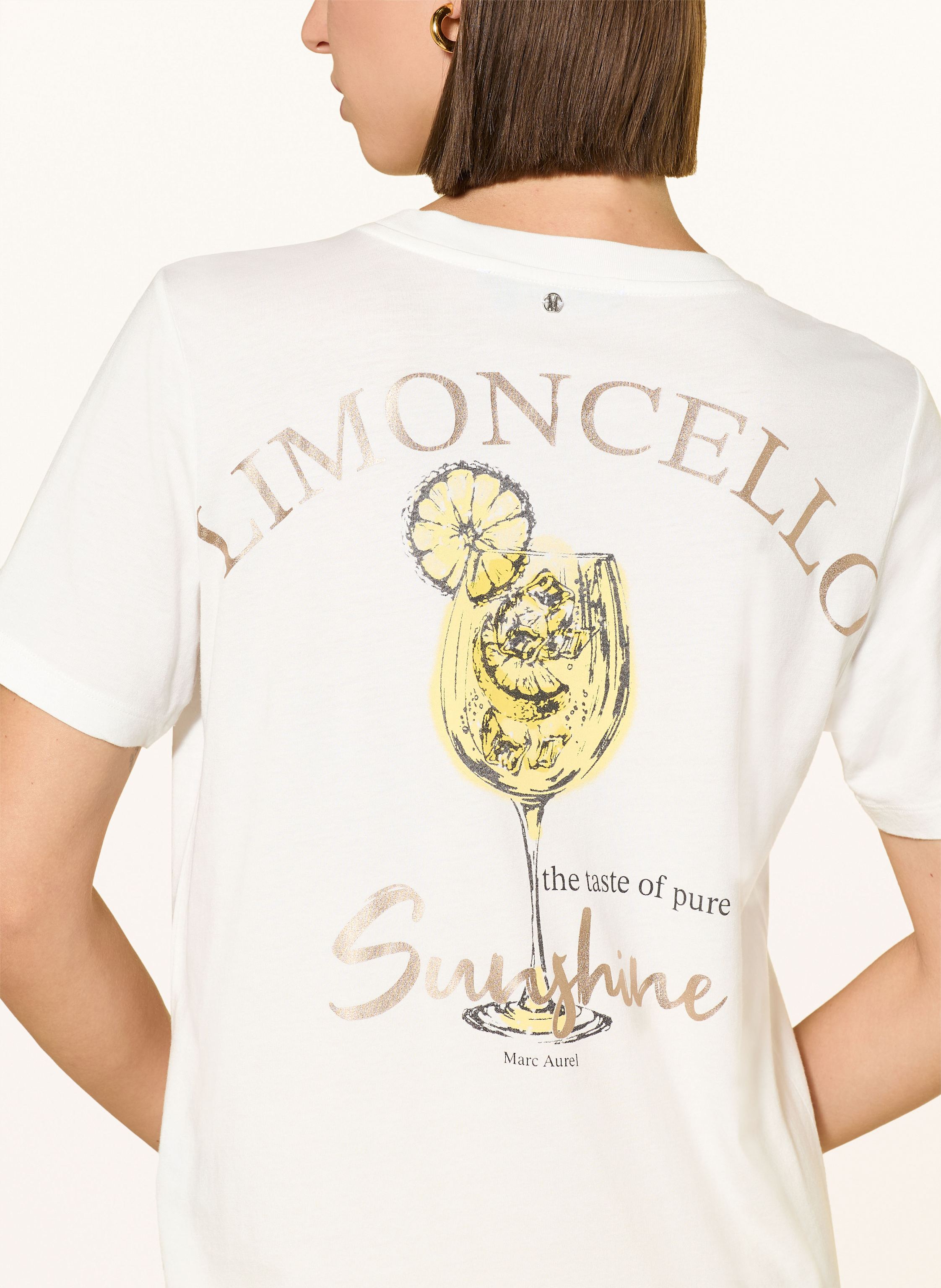 Thumbnail - Marc Aurel T-Shirt Mit Schmuckperlen weiss