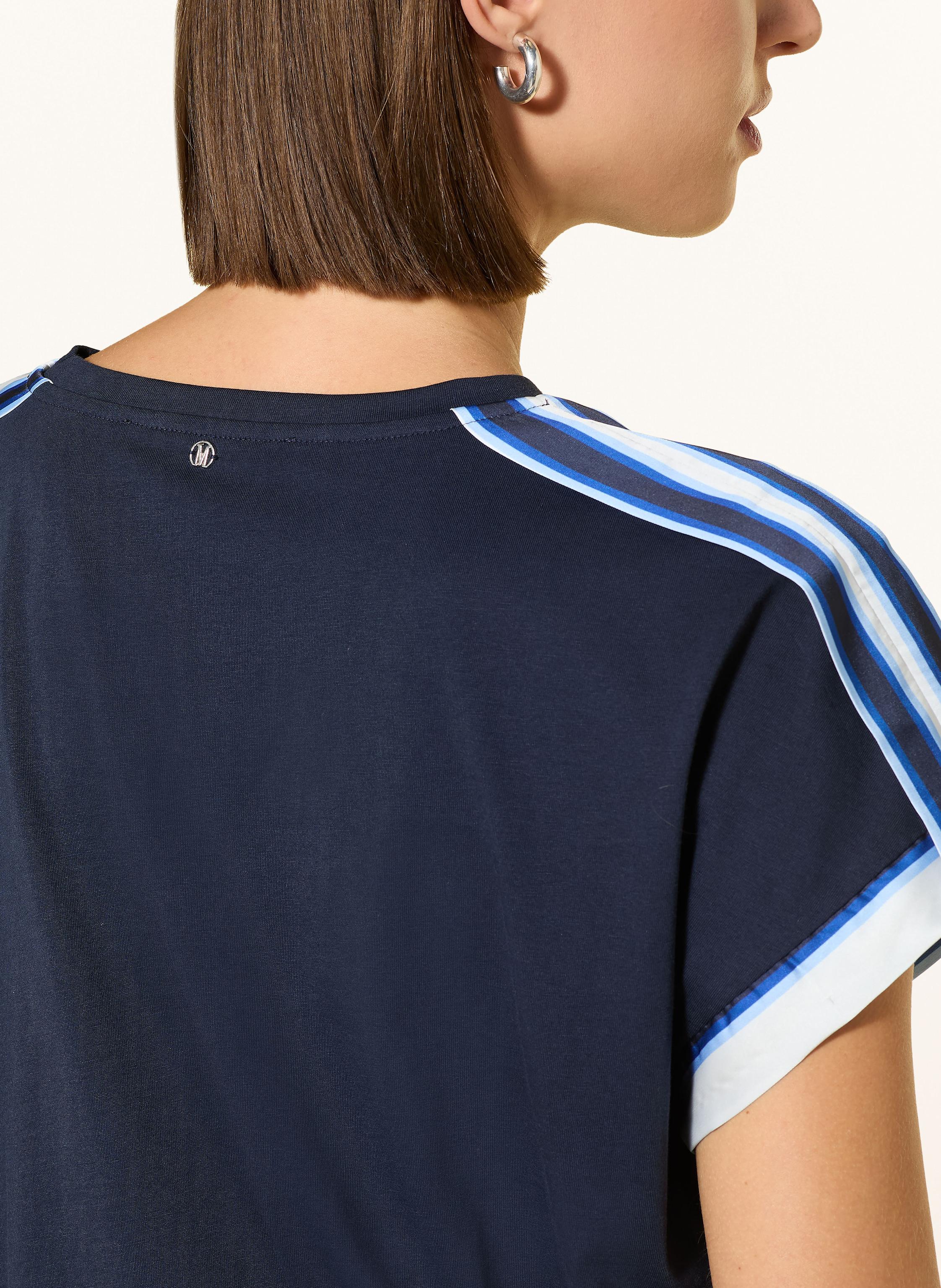 Thumbnail - Marc Aurel Blusenshirt Im Materialmix blau