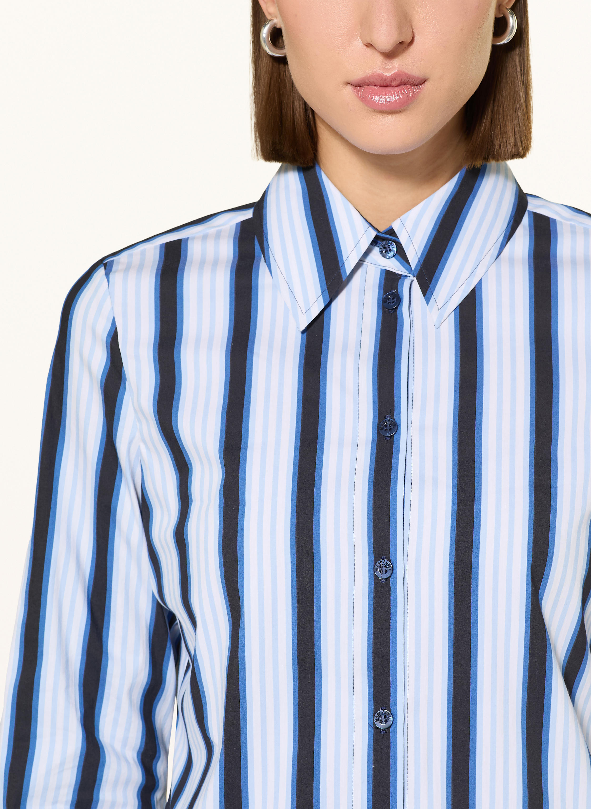 Thumbnail - Marc Aurel Hemdbluse blau