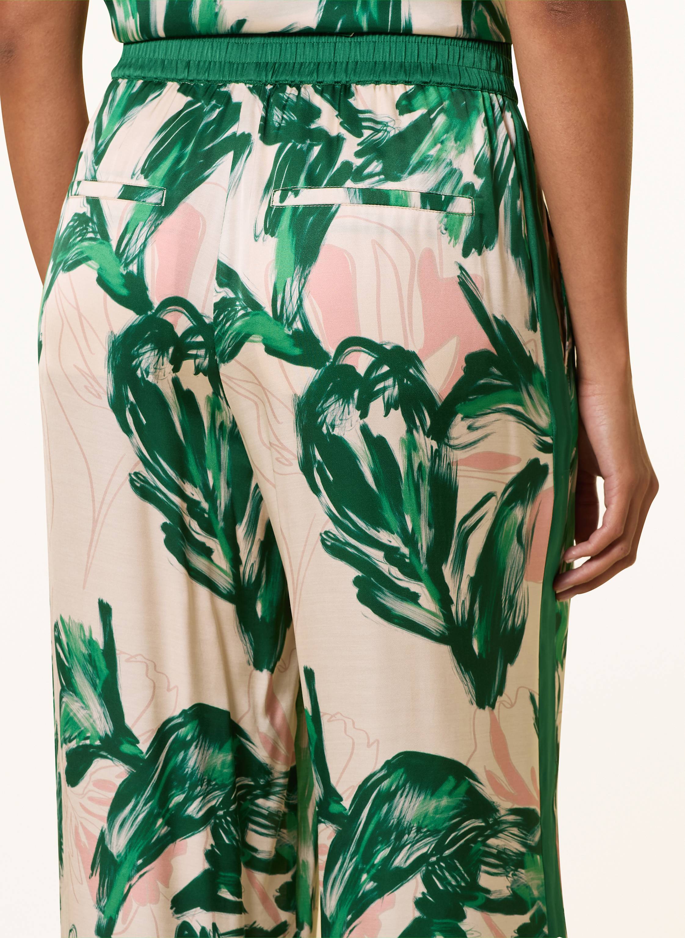 Thumbnail - Marc Aurel Hose Mit Galonstreifen gruen