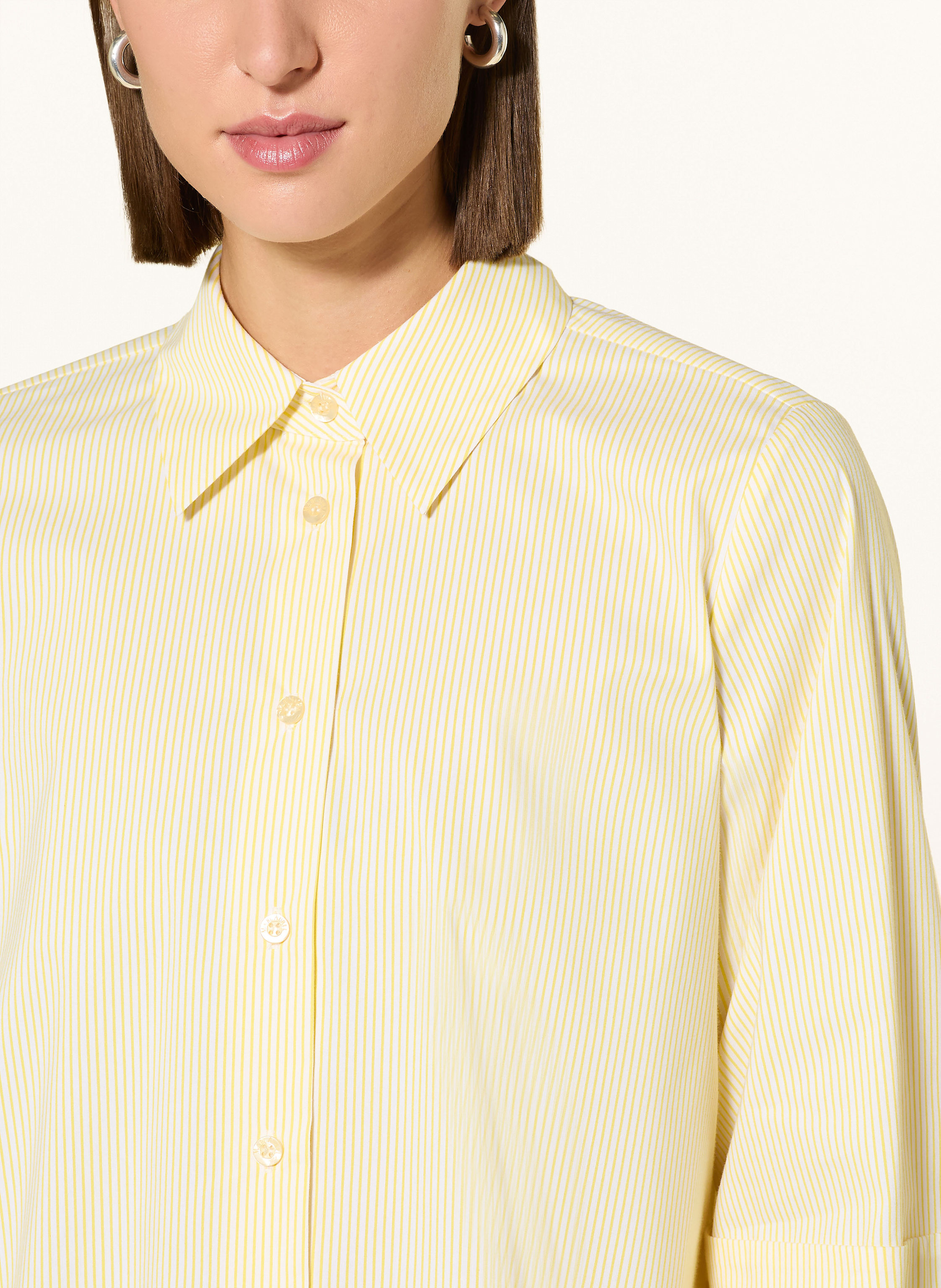 Thumbnail - Marc Aurel Oversized-Hemdbluse gelb