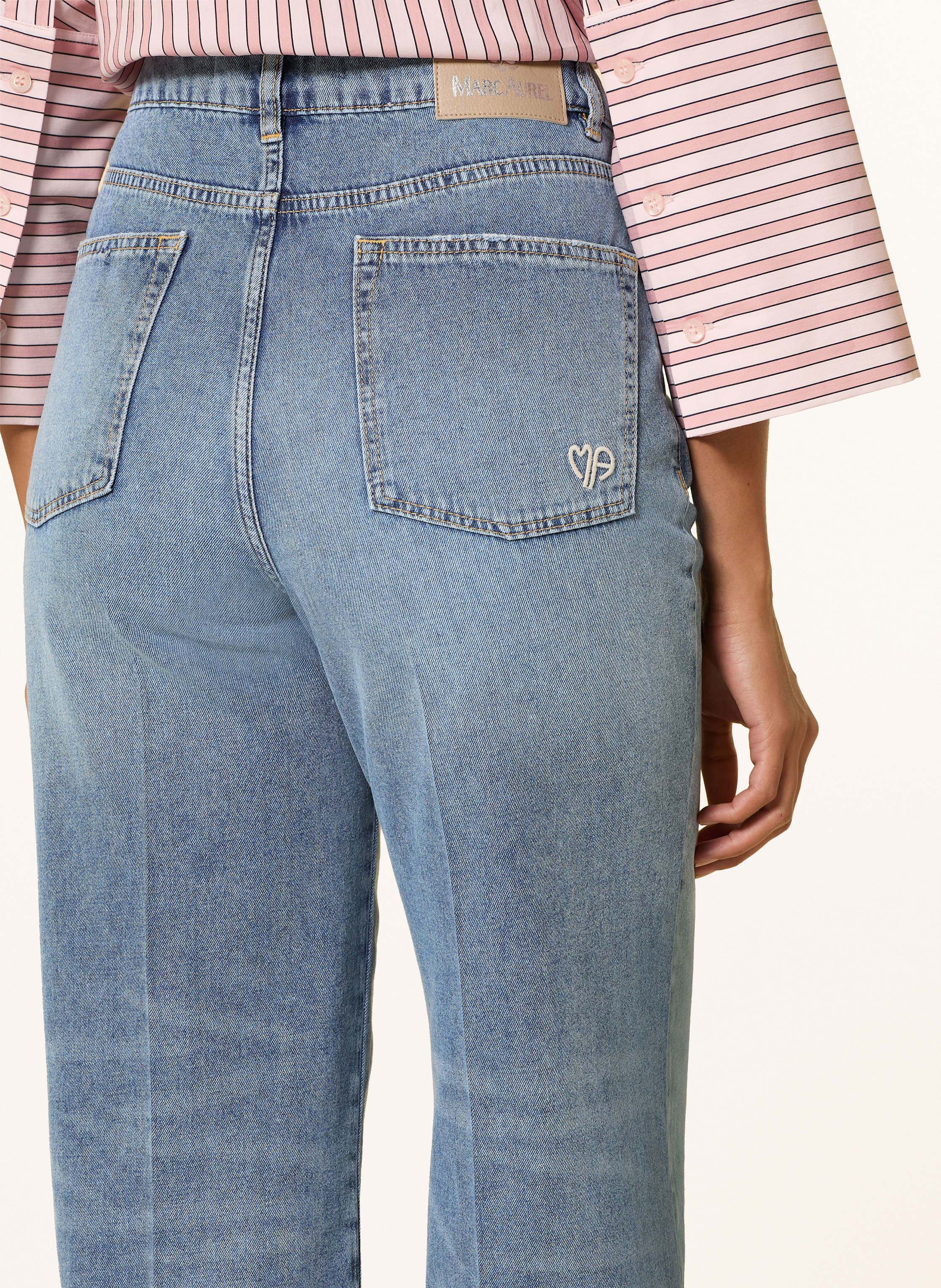 Thumbnail - Marc Aurel Wide Leg Jeans blau