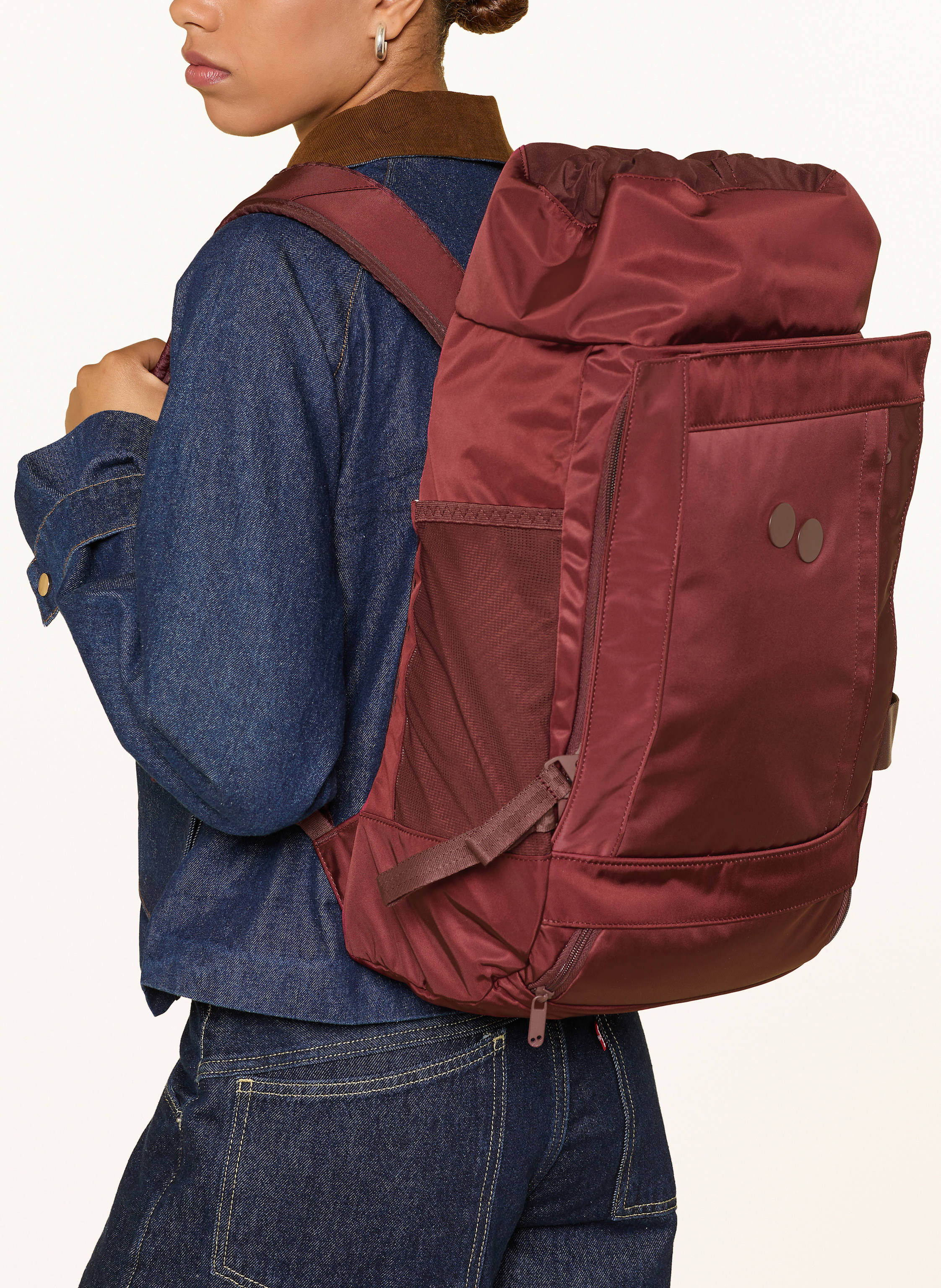 Thumbnail - Pinqponq Rucksack Blok Medium Mit Laptop-Fach rot