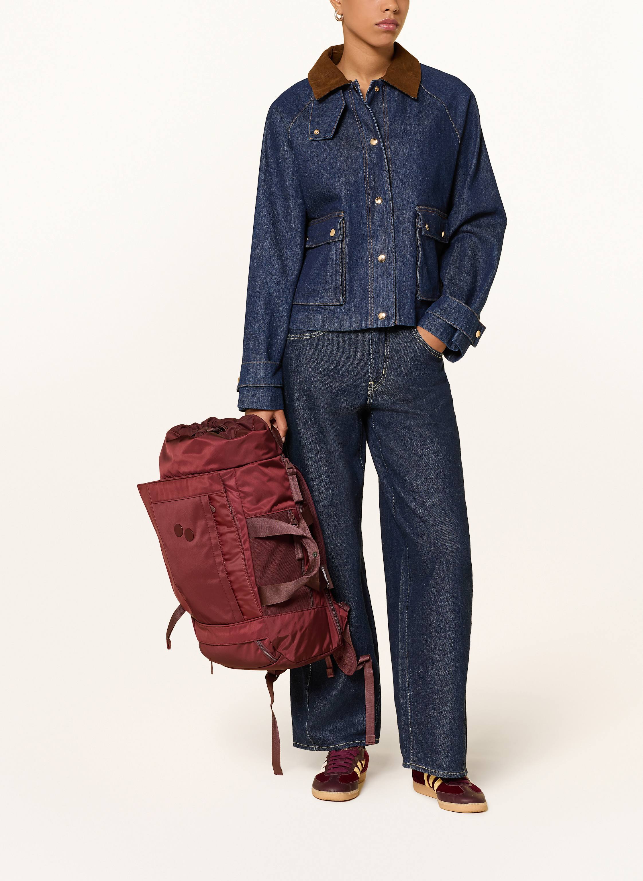 Thumbnail - Pinqponq Rucksack Blok Medium Mit Laptop-Fach rot