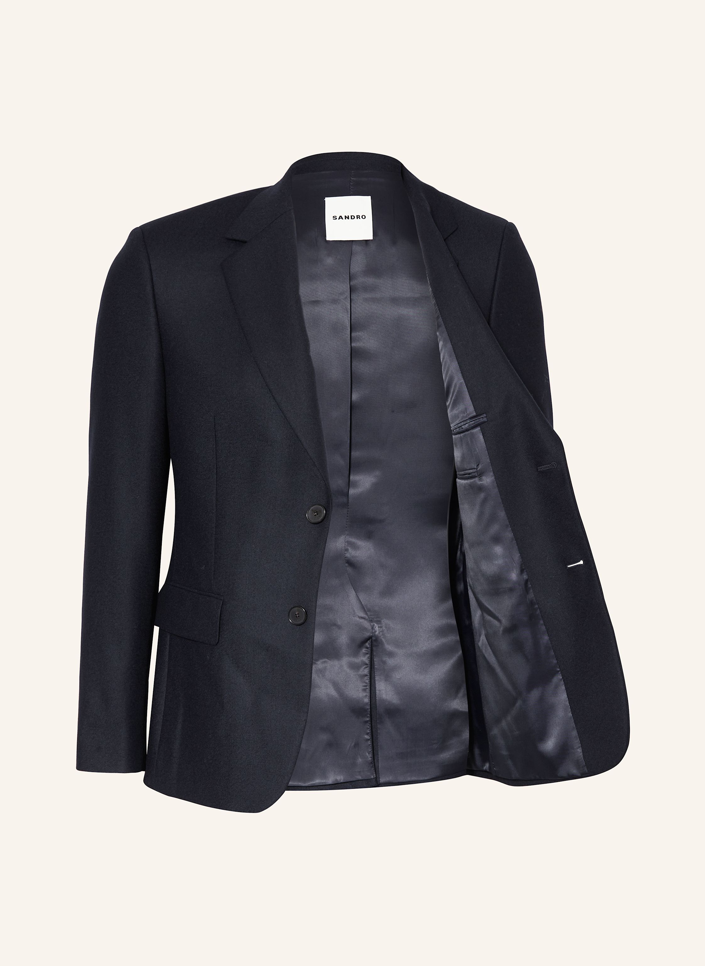 Thumbnail - Sandro Anzugsakko Regular Fit blau