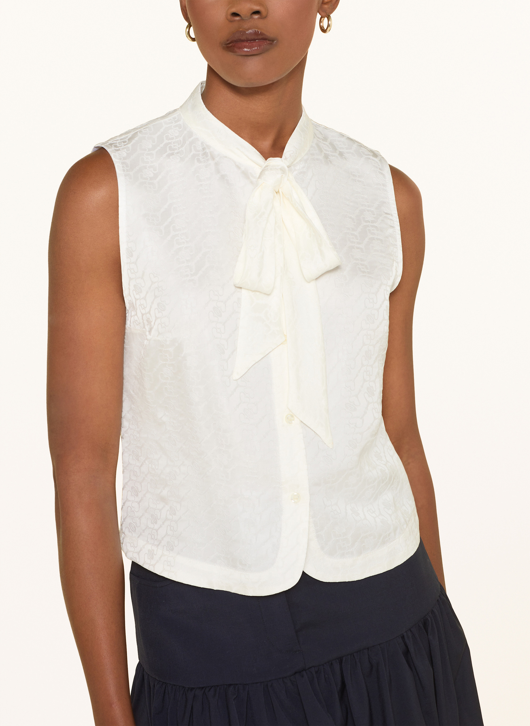 Thumbnail - Claudie Pierlot Blusentop Mit Schluppe weiss