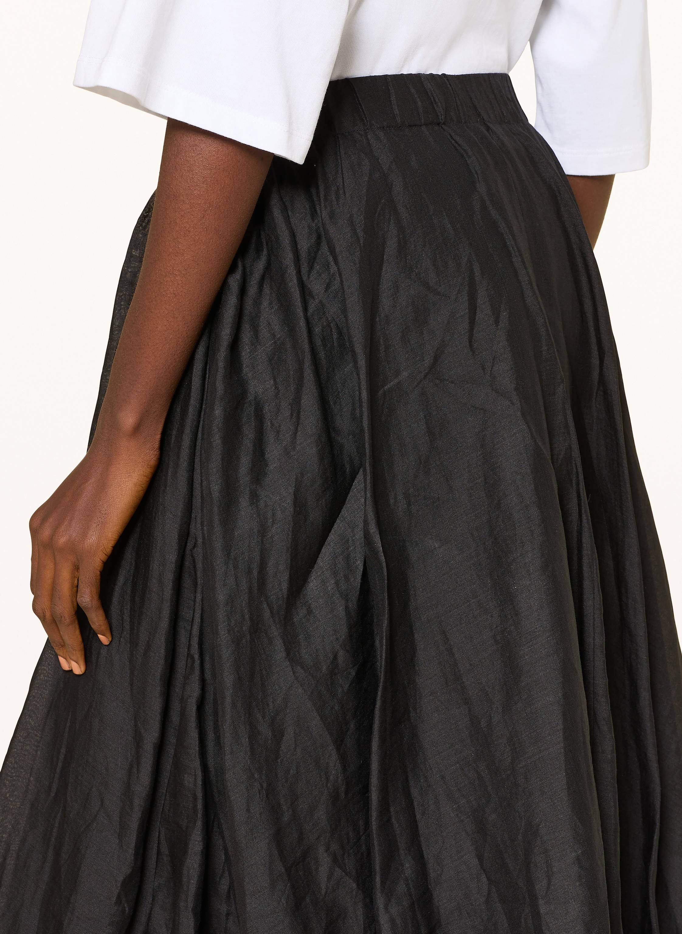 Thumbnail - Allsaints Rock Nia In Wickeloptik schwarz