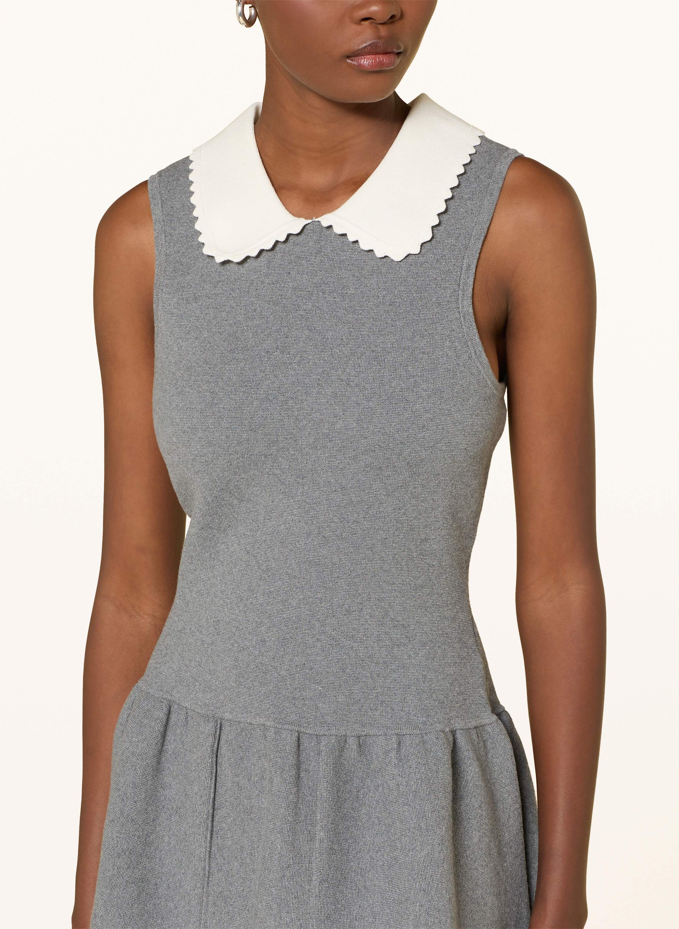 Thumbnail - Claudie Pierlot Strickkleid grau