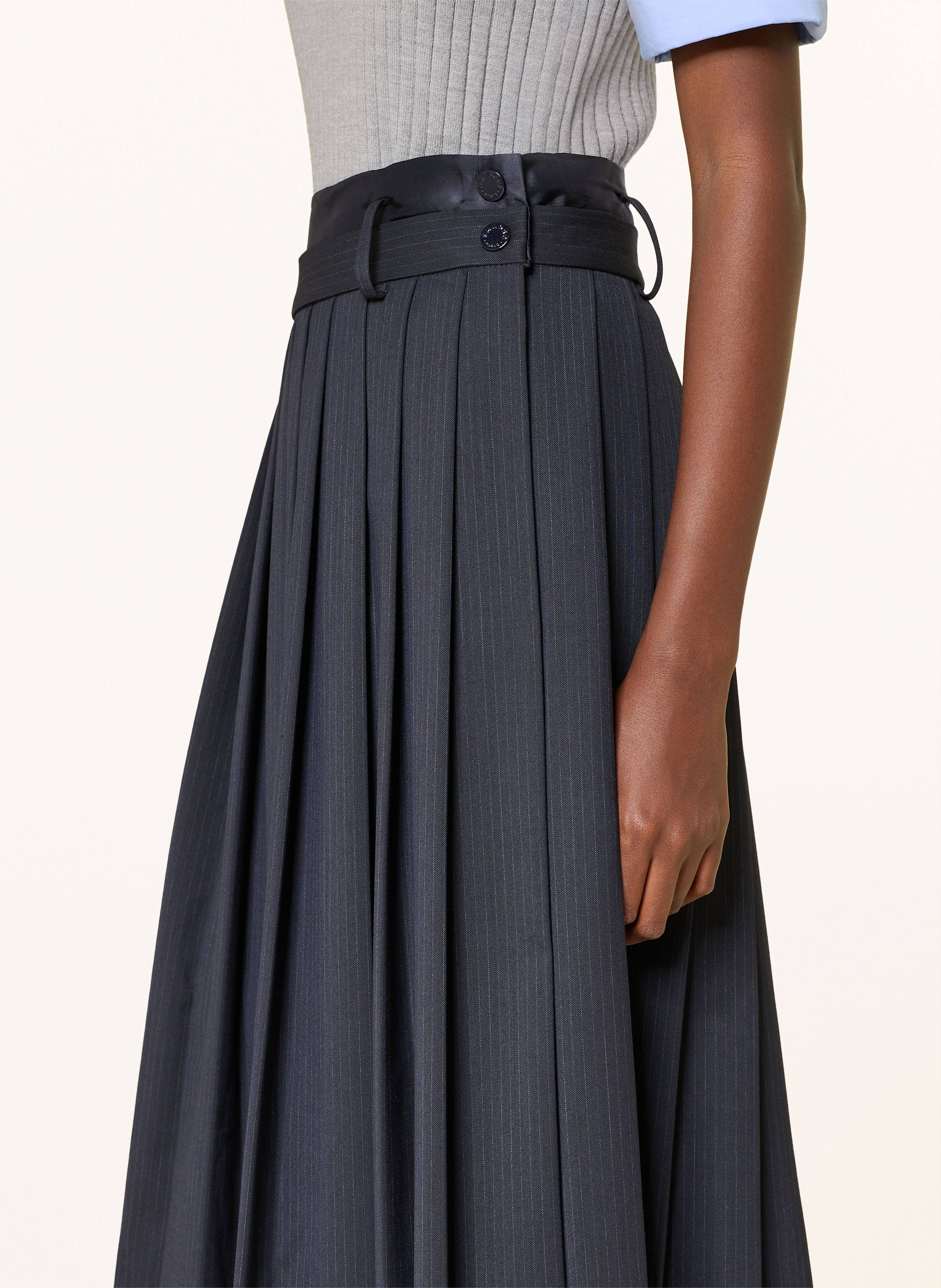 Thumbnail - Sandro Rock Mit Plissees blau