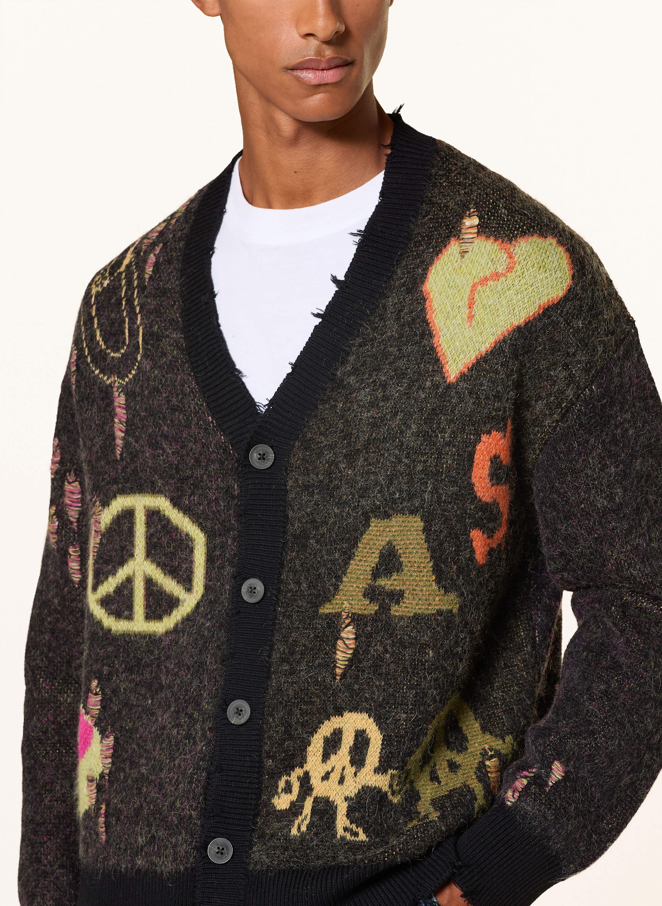 Thumbnail - Allsaints Strickjacke Emotive schwarz