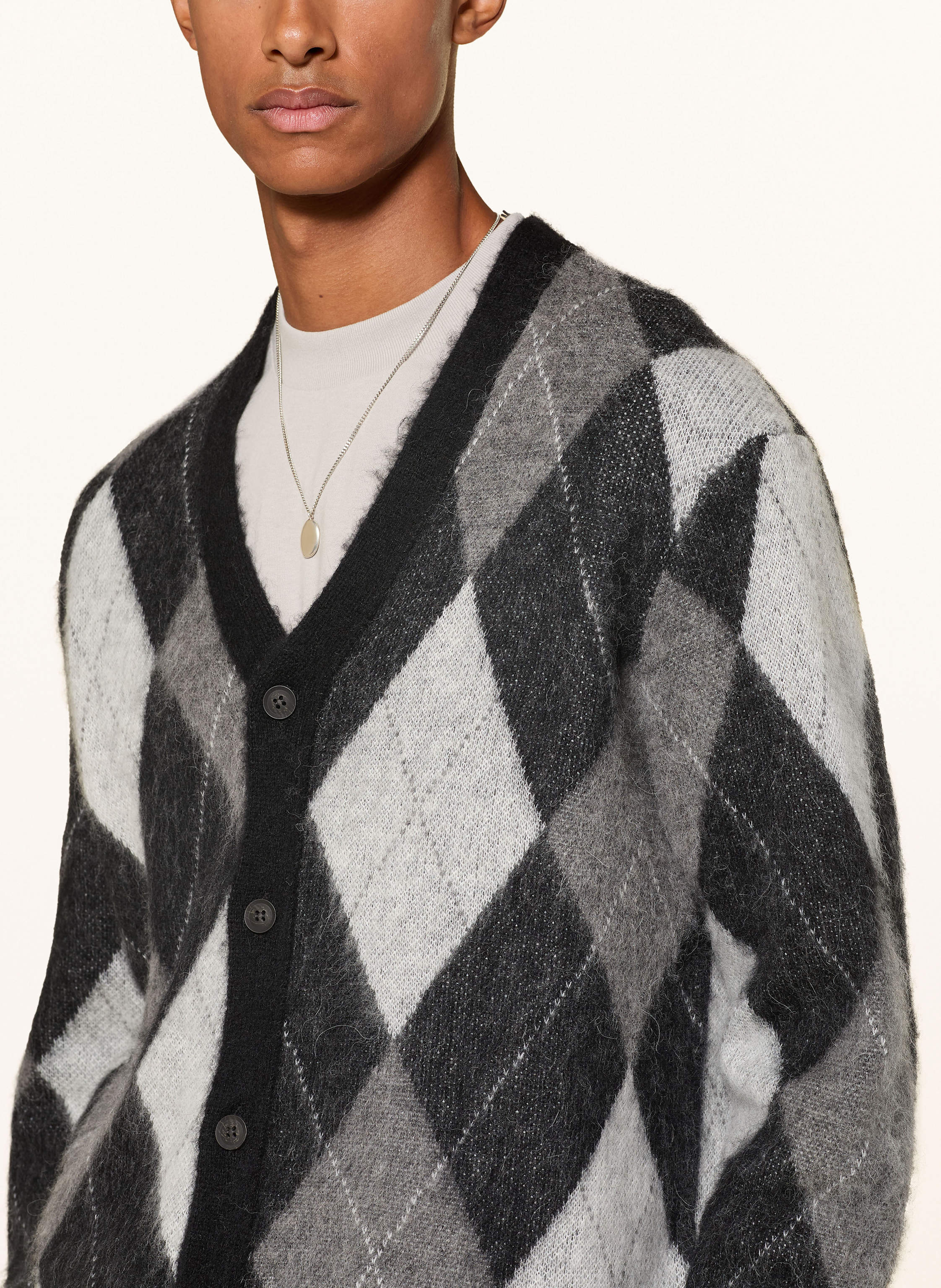 Thumbnail - Allsaints Strickjacke Bower schwarz