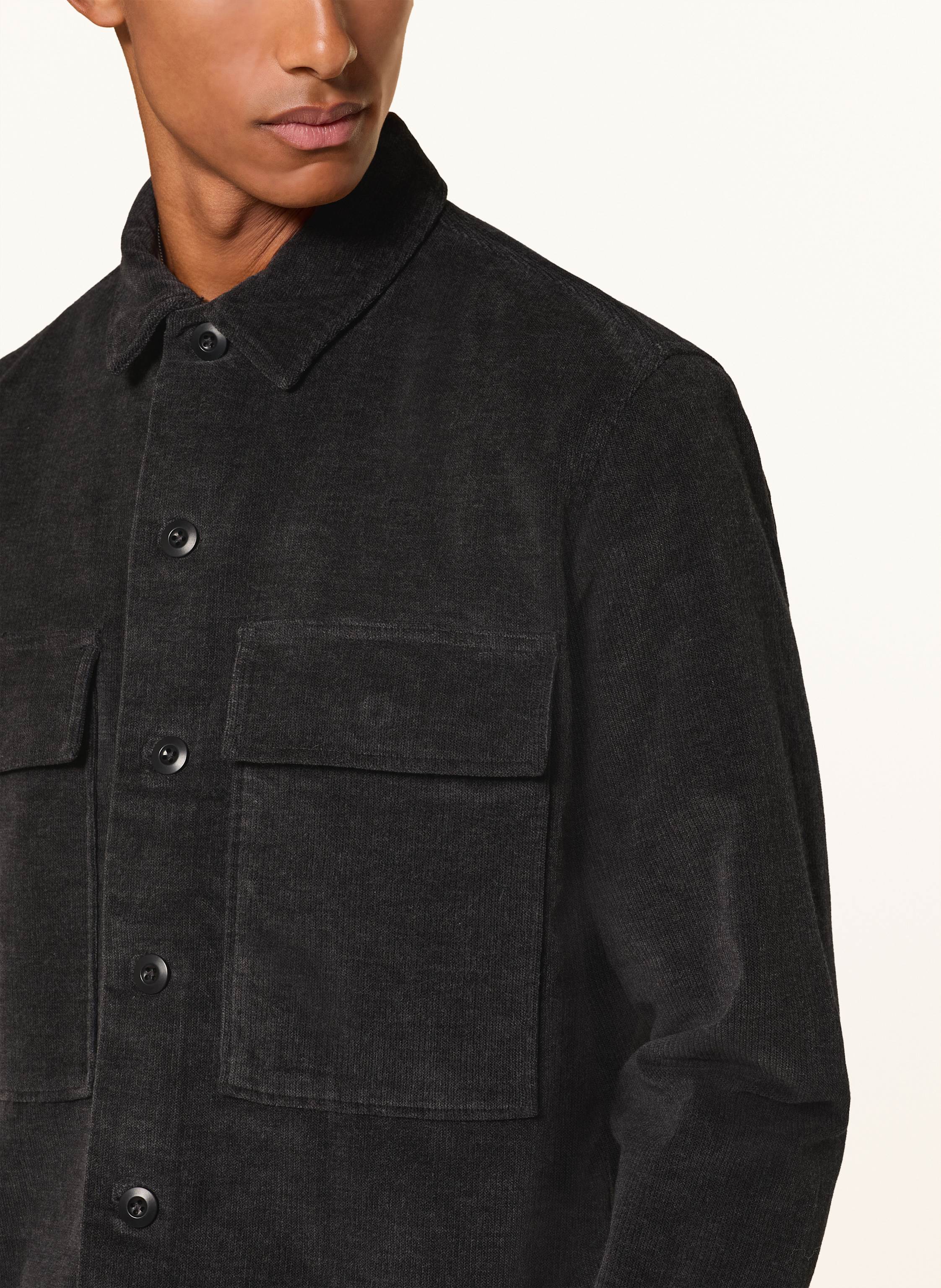 Thumbnail - Allsaints Overshirt Hawker schwarz