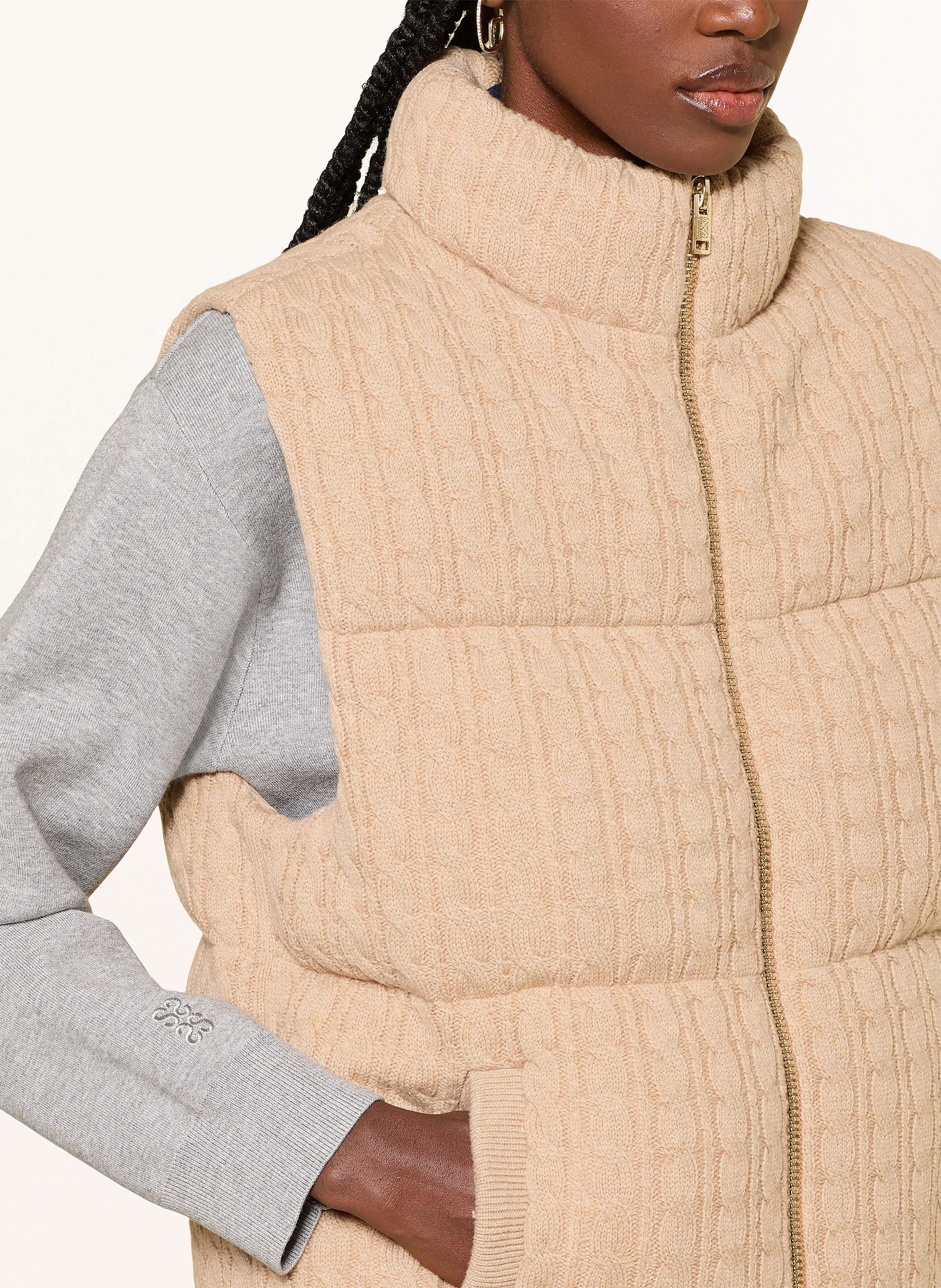 Thumbnail - Sandro Strickweste beige