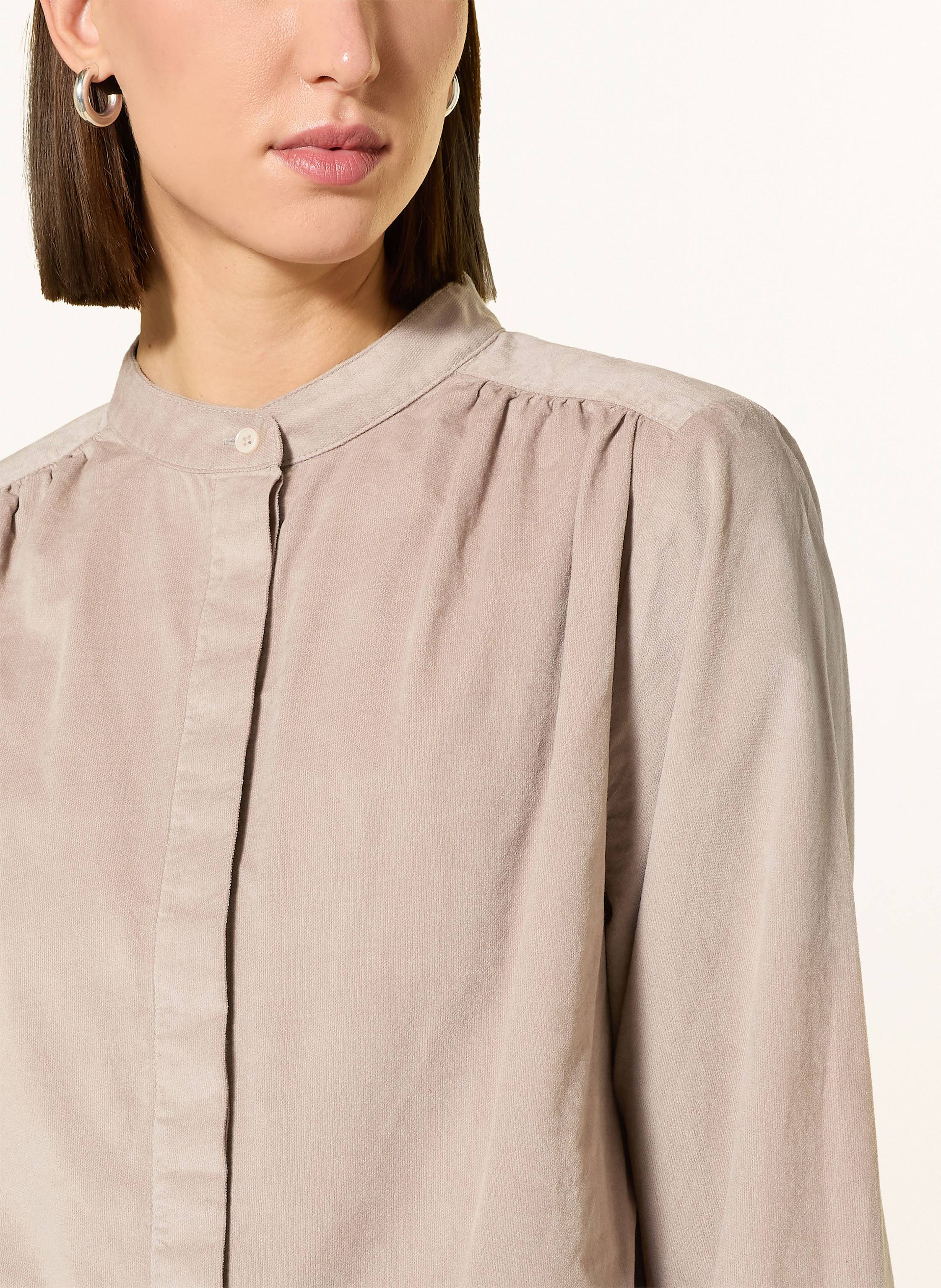 Thumbnail - Marc O'polo Samtbluse braun