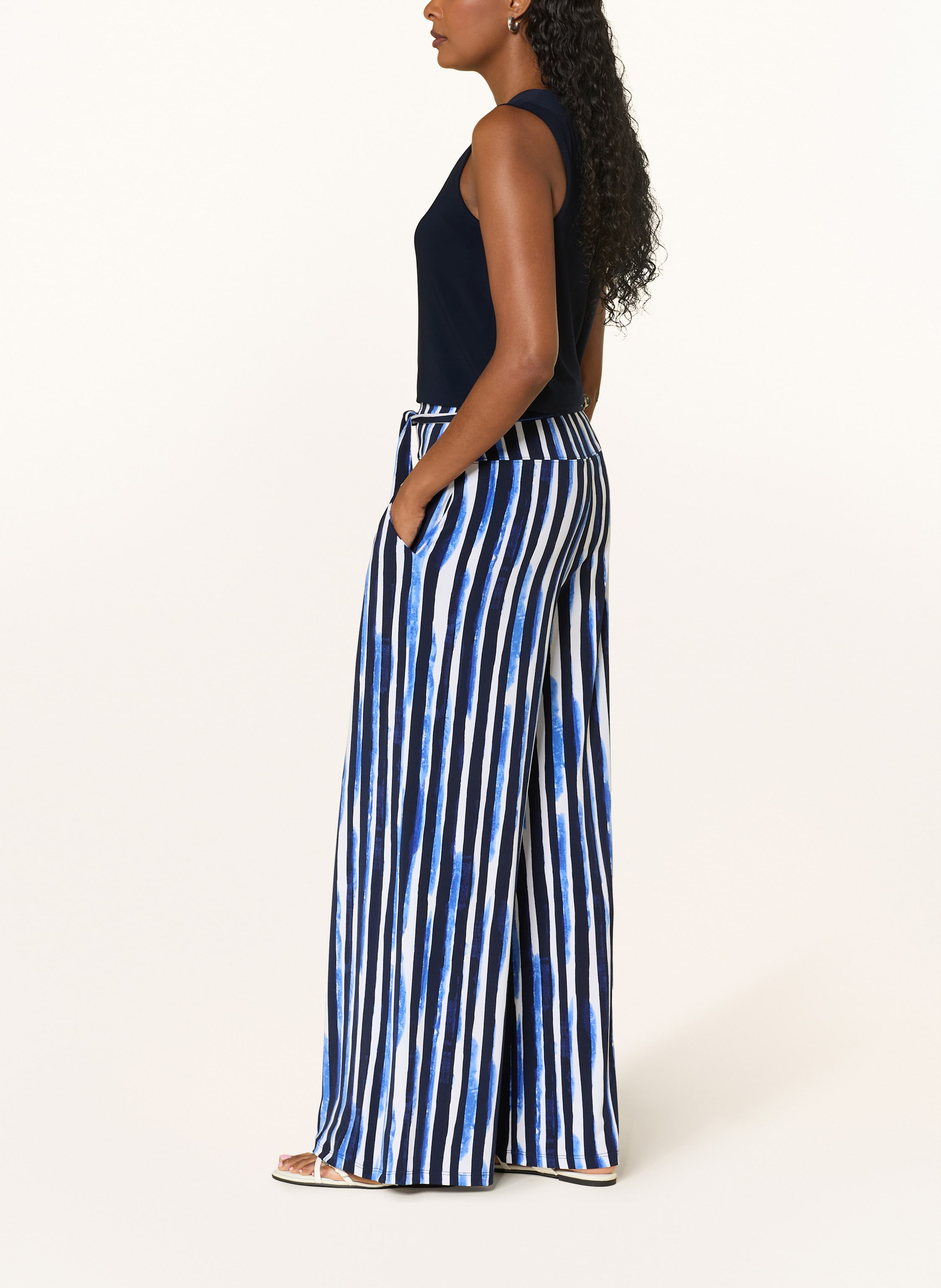 Thumbnail - Joseph Ribkoff Marlenehose blau